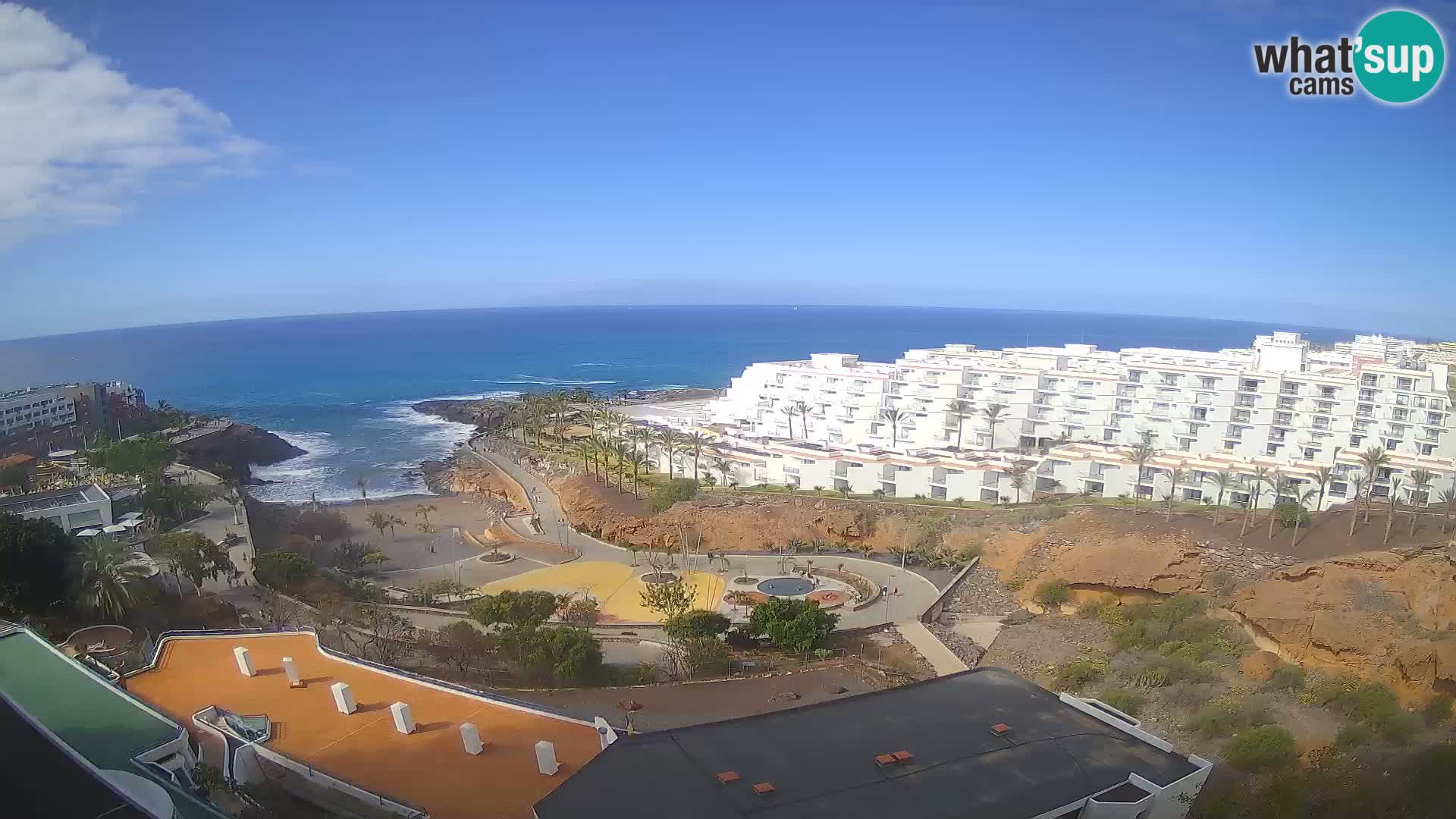 Live-Webcam Las Galgas Strand – Playa Paraiso – Insel La Gomera – Costa Adeje – Teneriffa