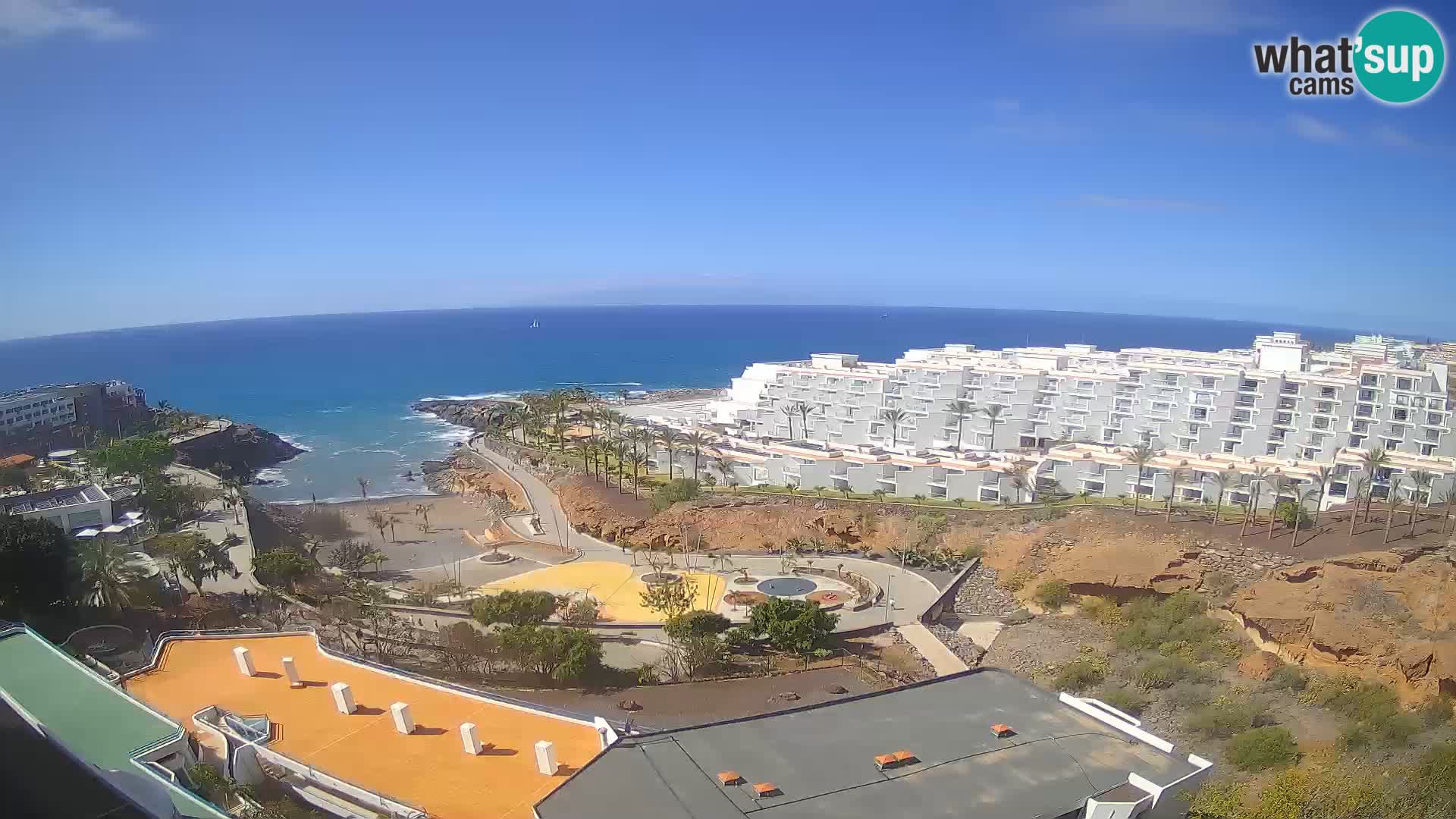 Webcam live spiaggia Las Galgas – Playa Paraiso – Isola La Gomera – Costa Adeje – Tenerife