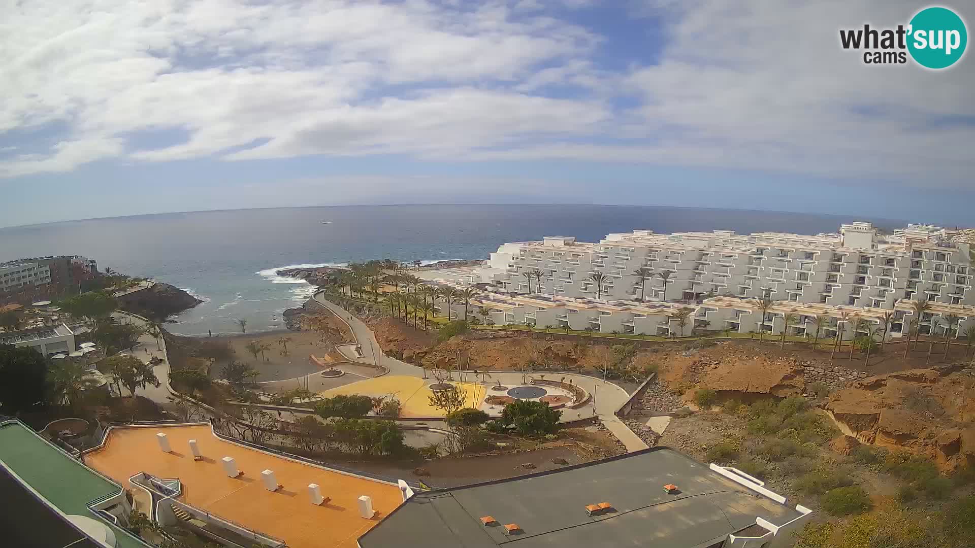 Webcam en vivo Playa de Las Galgas – Playa Paraíso – Isla de La Gomera – Costa Adeje – Tenerife