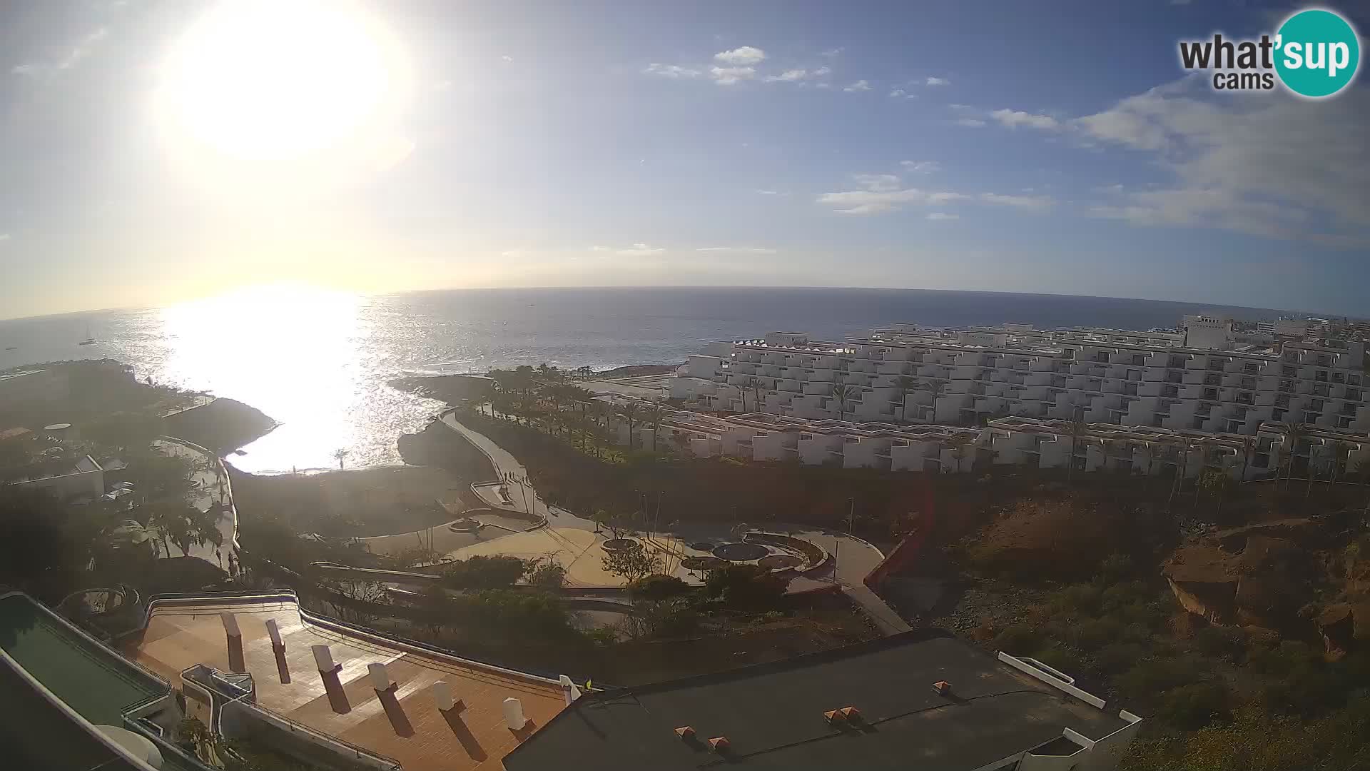 Spletna kamera v živo Las Galgas plaža – Playa Paraiso – otok La Gomera – Costa Adeje – Tenerife