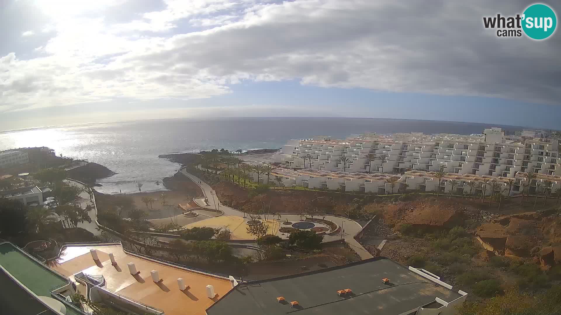 Spletna kamera v živo Las Galgas plaža – Playa Paraiso – otok La Gomera – Costa Adeje – Tenerife