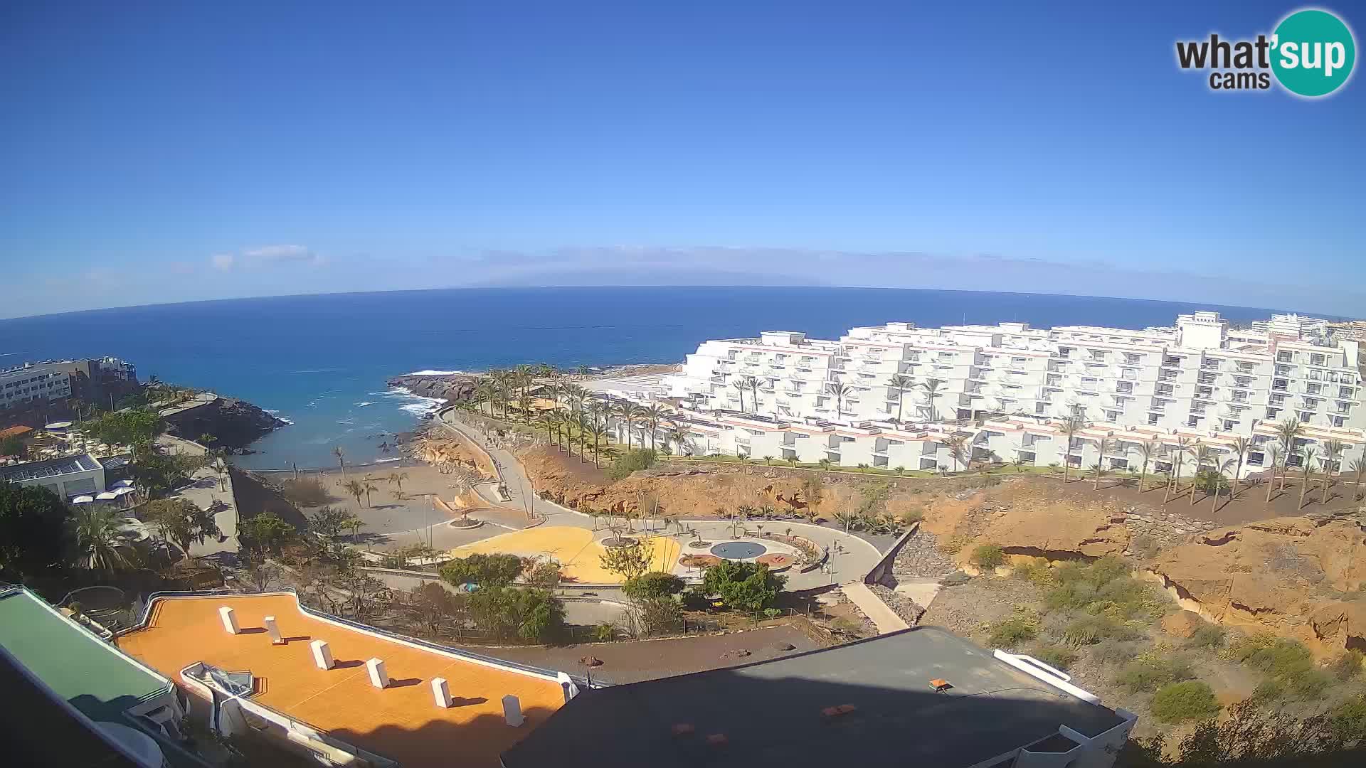 Webcam en vivo Playa de Las Galgas – Playa Paraíso – Isla de La Gomera – Costa Adeje – Tenerife