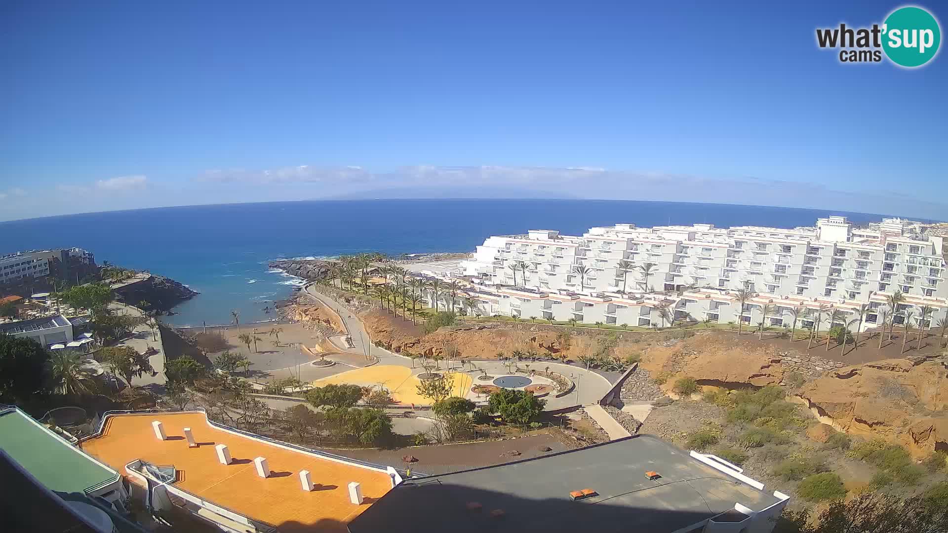 Webcam en direct Playa de Las Galgas – Playa Paraiso – île de La Gomera – Costa Adeje – Tenerife