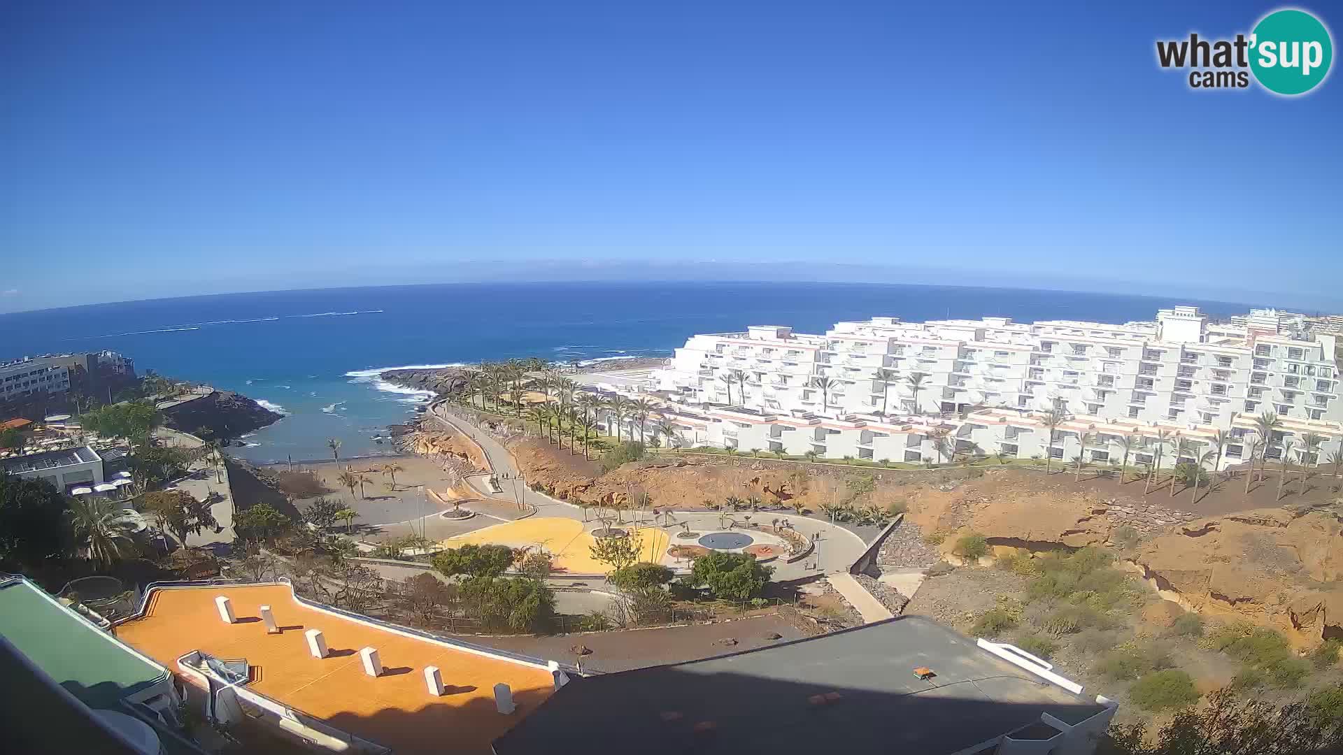 Live-Webcam Las Galgas Strand – Playa Paraiso – Insel La Gomera – Costa Adeje – Teneriffa