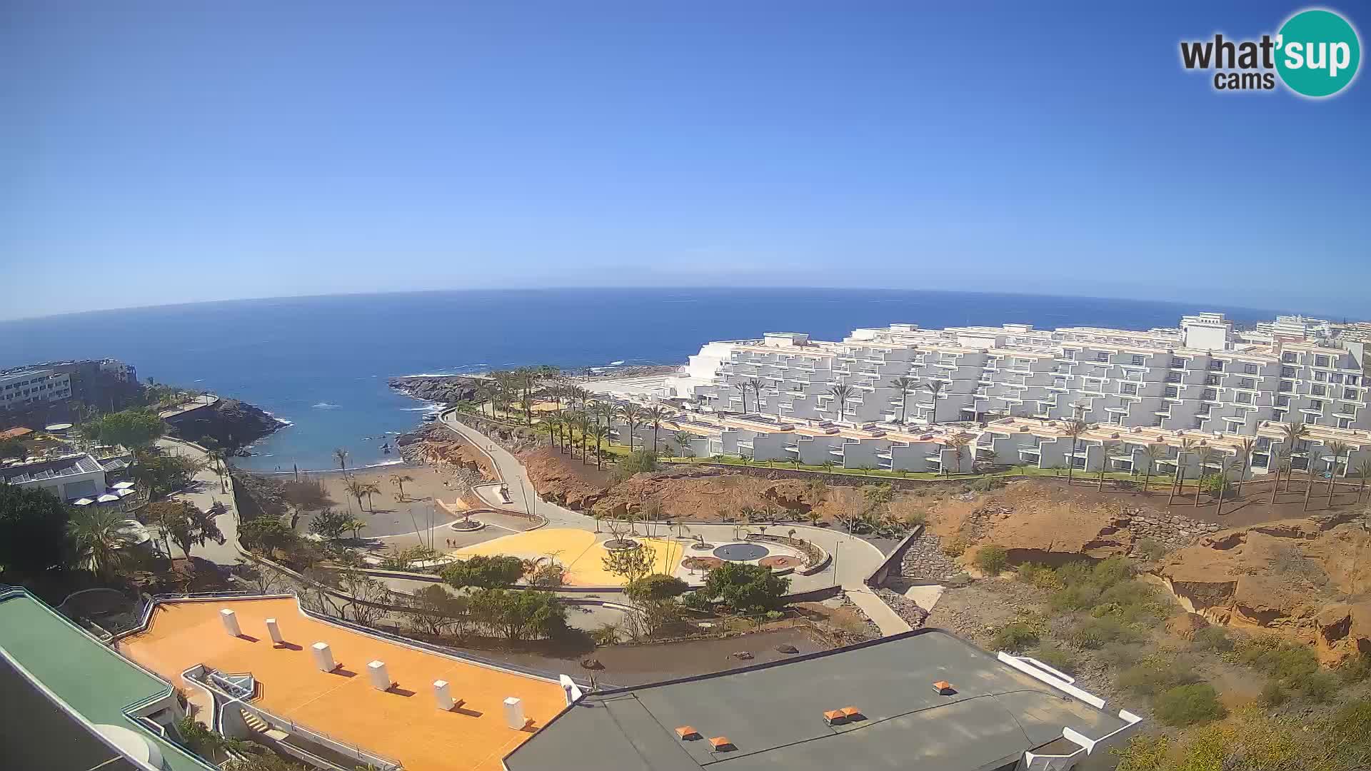 Webcam en vivo Playa de Las Galgas – Playa Paraíso – Isla de La Gomera – Costa Adeje – Tenerife