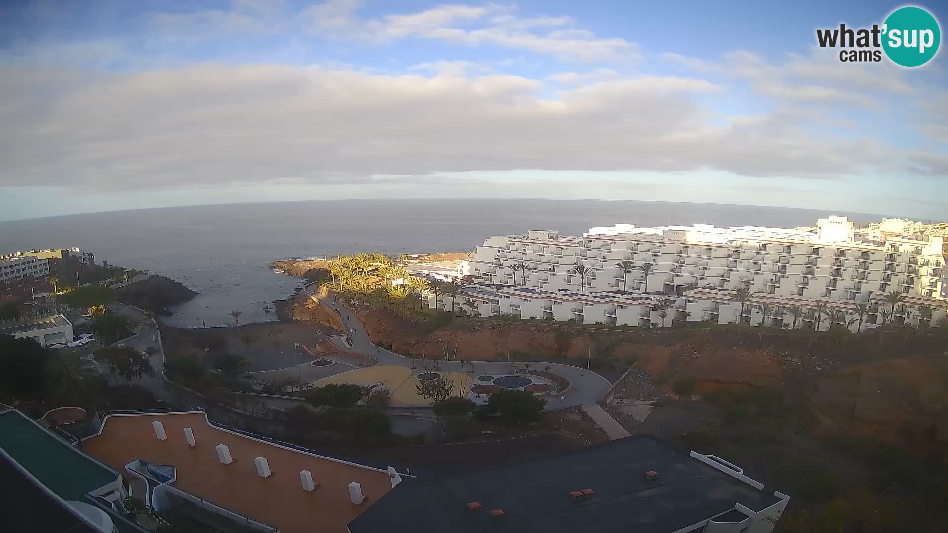 Spletna kamera v živo Las Galgas plaža – Playa Paraiso – otok La Gomera – Costa Adeje – Tenerife