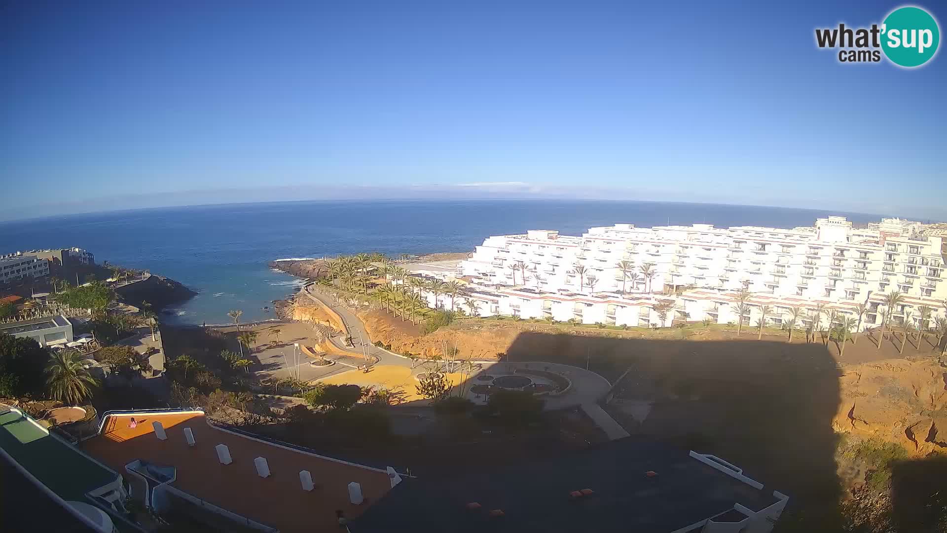 Web kamera uživo Playa de Las Galgas – Playa Paraiso – otok La Gomera – Costa Adeje – Tenerife