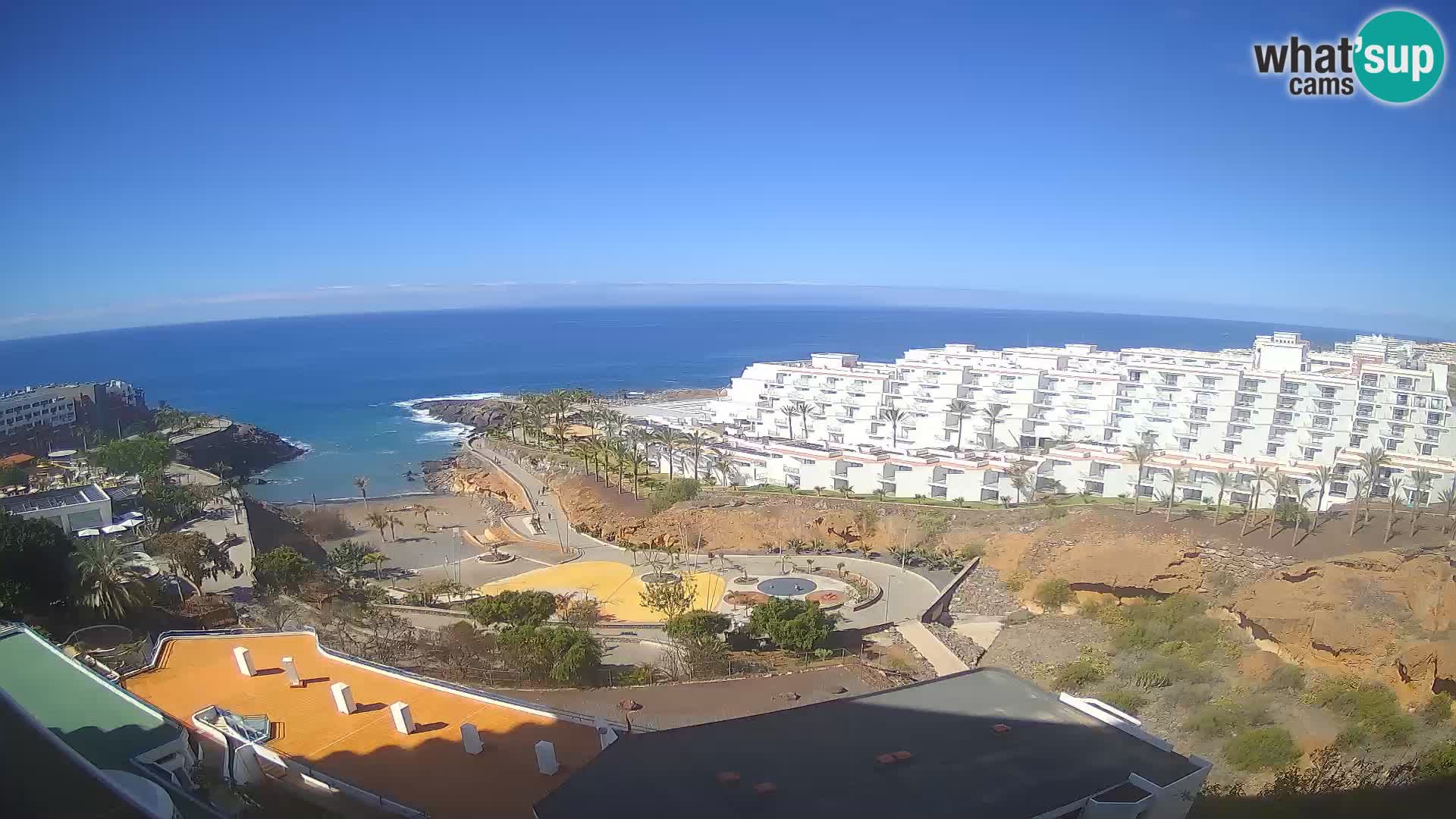 Webcam en direct Playa de Las Galgas – Playa Paraiso – île de La Gomera – Costa Adeje – Tenerife