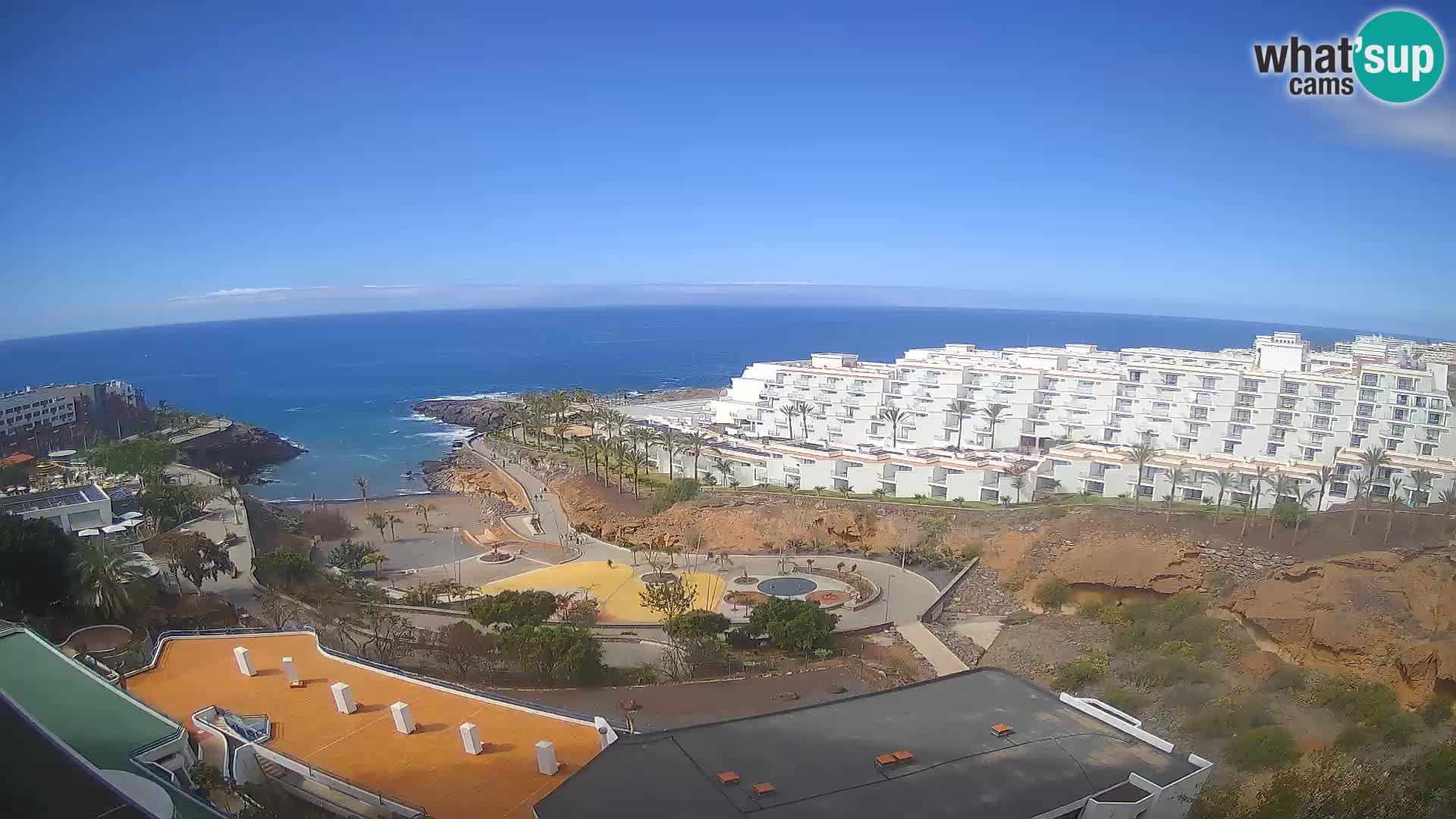 Live-Webcam Las Galgas Strand – Playa Paraiso – Insel La Gomera – Costa Adeje – Teneriffa