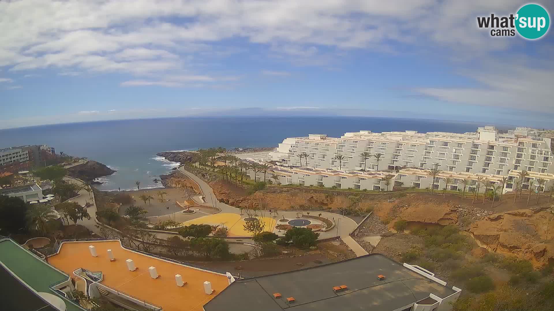 Webcam en direct Playa de Las Galgas – Playa Paraiso – île de La Gomera – Costa Adeje – Tenerife