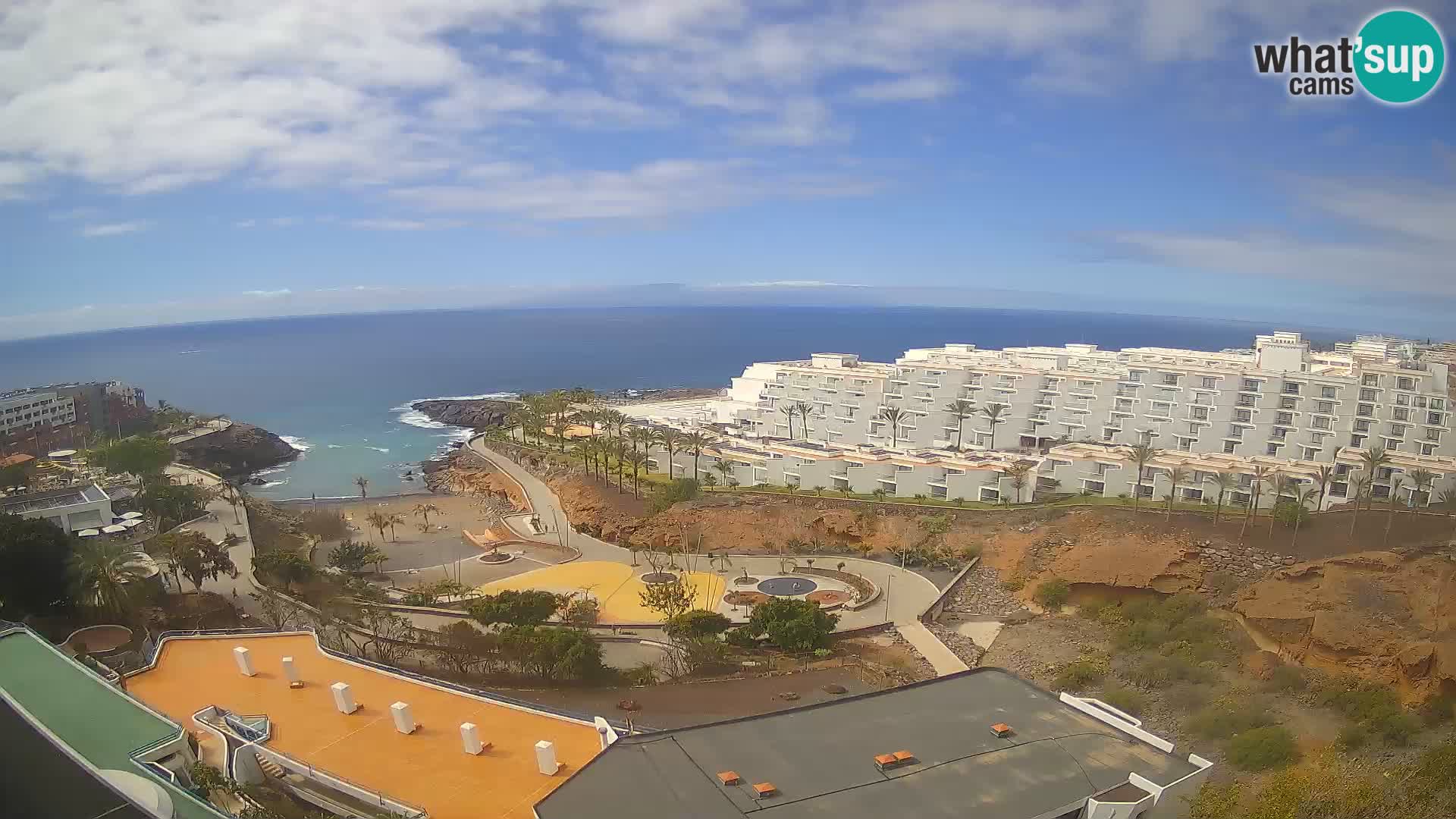 Webcam en direct Playa de Las Galgas – Playa Paraiso – île de La Gomera – Costa Adeje – Tenerife