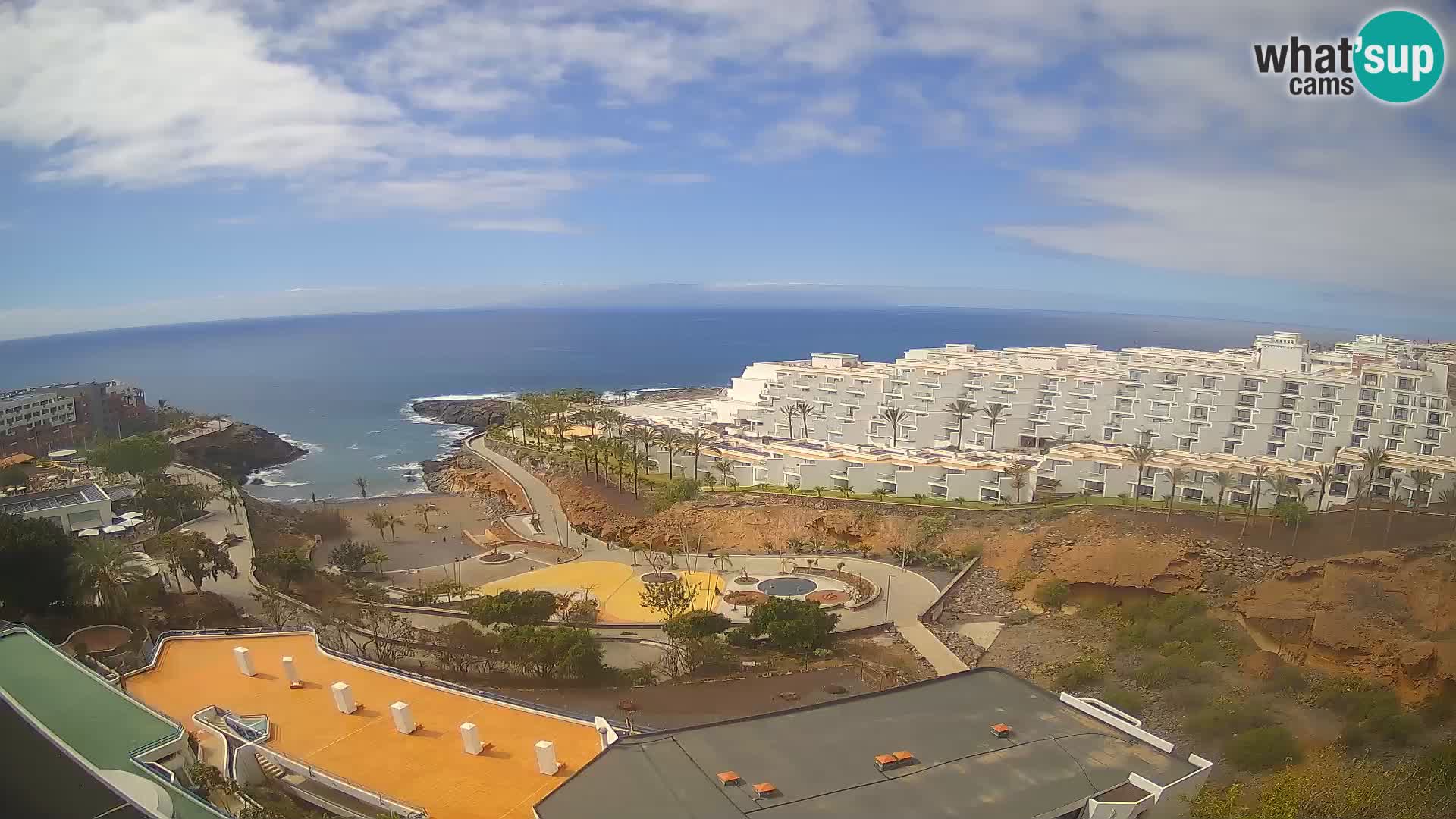 Webcam en vivo Playa de Las Galgas – Playa Paraíso – Isla de La Gomera – Costa Adeje – Tenerife