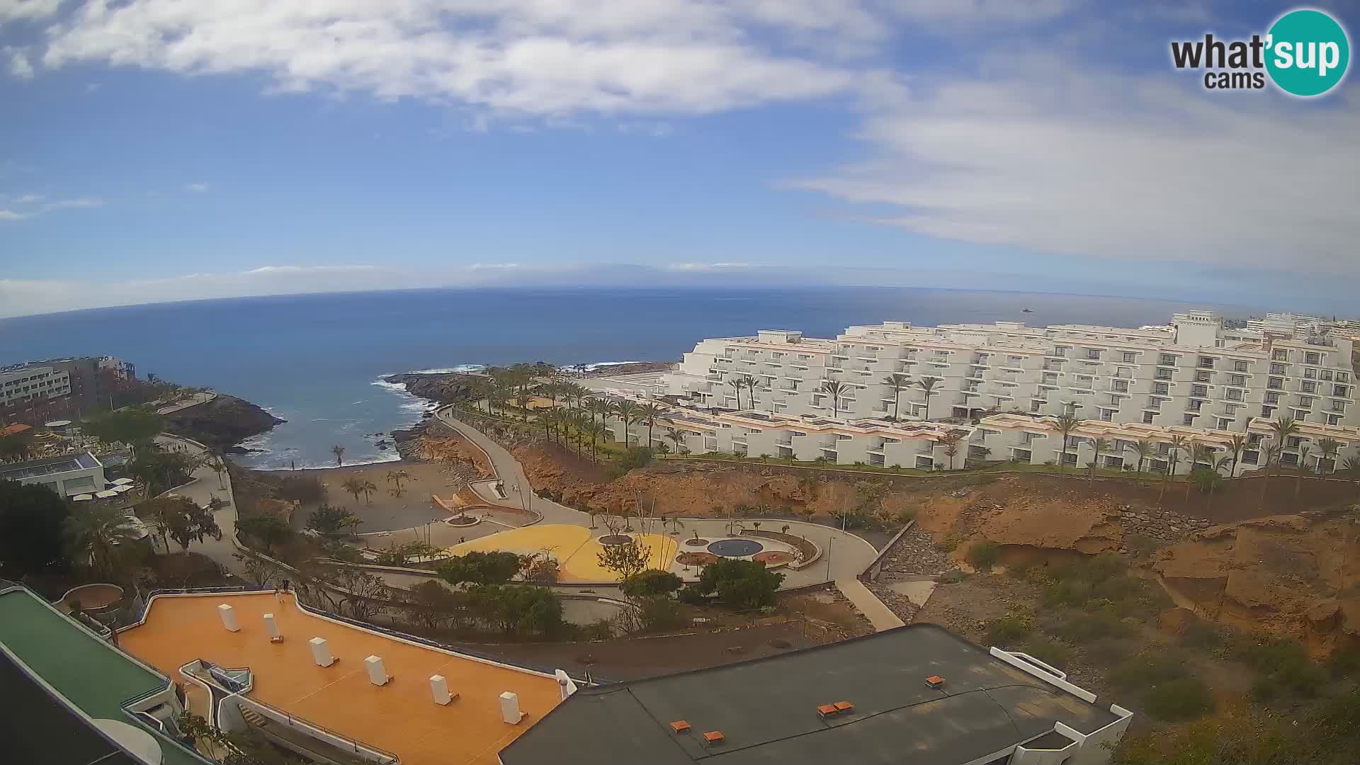 Web kamera uživo Playa de Las Galgas – Playa Paraiso – otok La Gomera – Costa Adeje – Tenerife