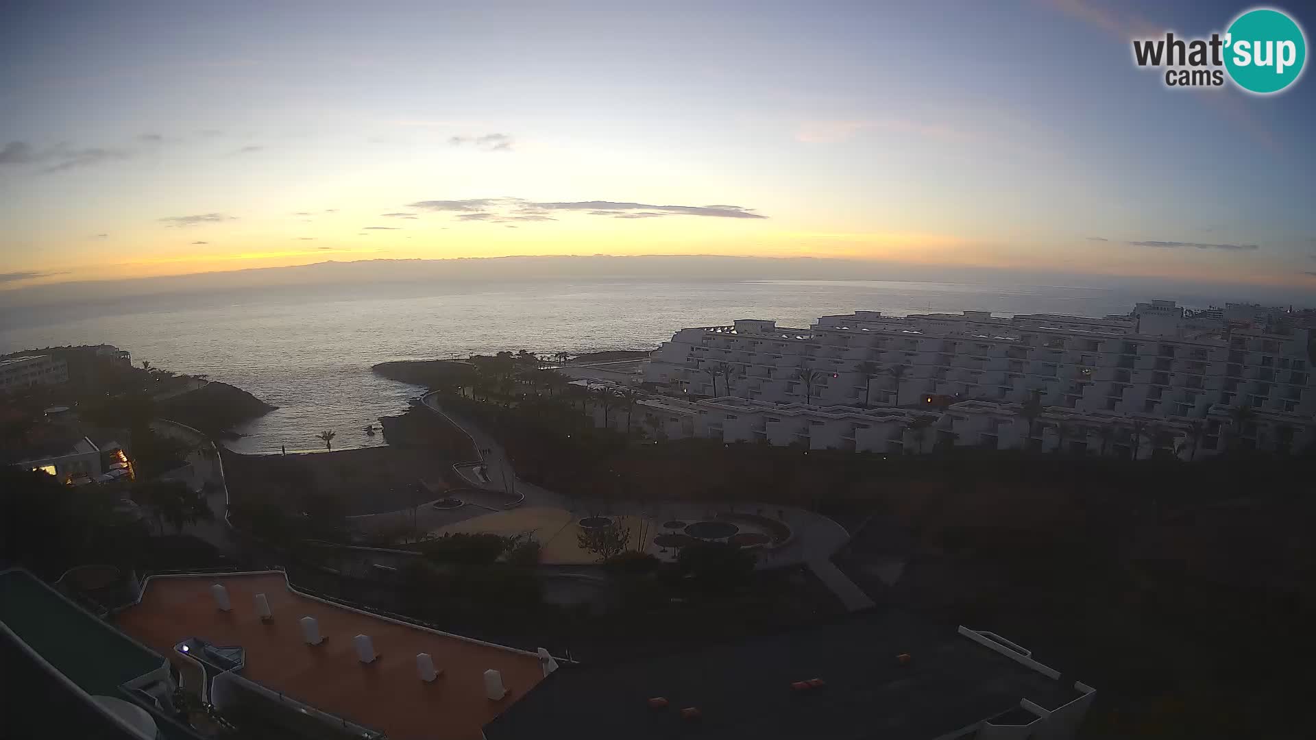 Web kamera uživo Playa de Las Galgas – Playa Paraiso – otok La Gomera – Costa Adeje – Tenerife