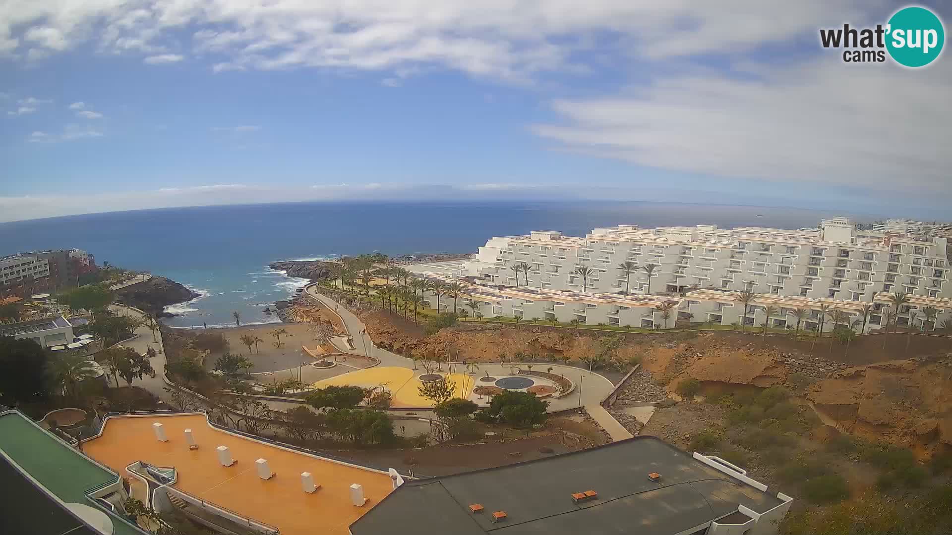 Webcam live spiaggia Las Galgas – Playa Paraiso – Isola La Gomera – Costa Adeje – Tenerife