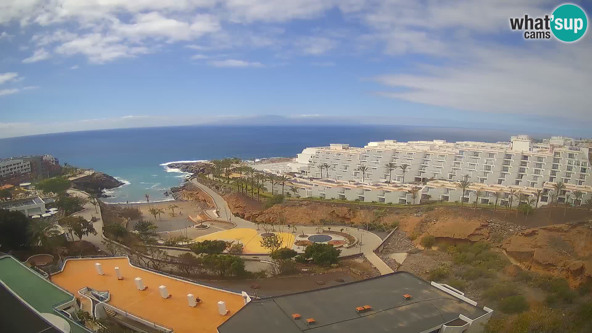 Web kamera uživo Playa de Las Galgas – Playa Paraiso – otok La Gomera – Costa Adeje – Tenerife