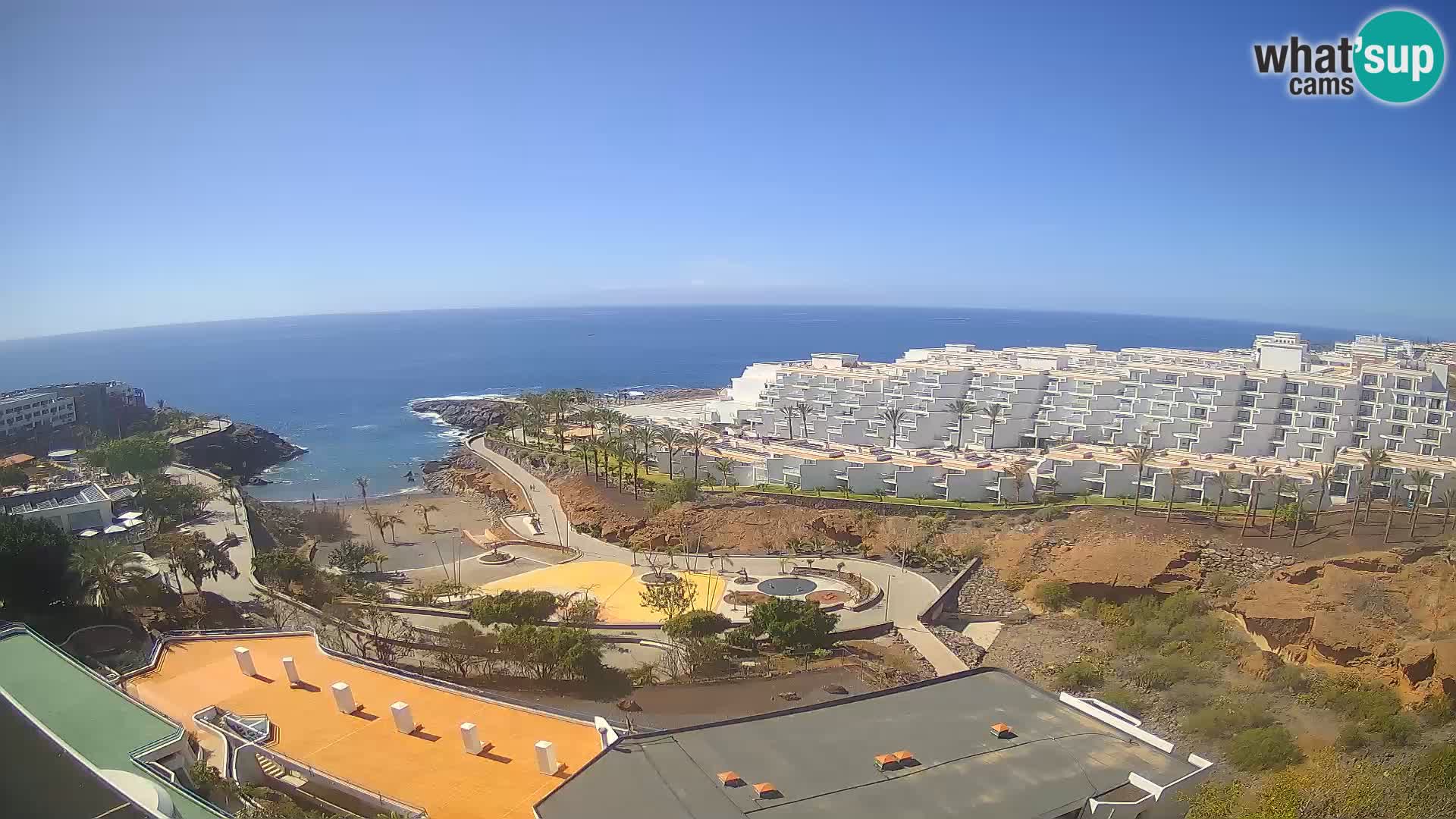 Webcam en vivo Playa de Las Galgas – Playa Paraíso – Isla de La Gomera – Costa Adeje – Tenerife