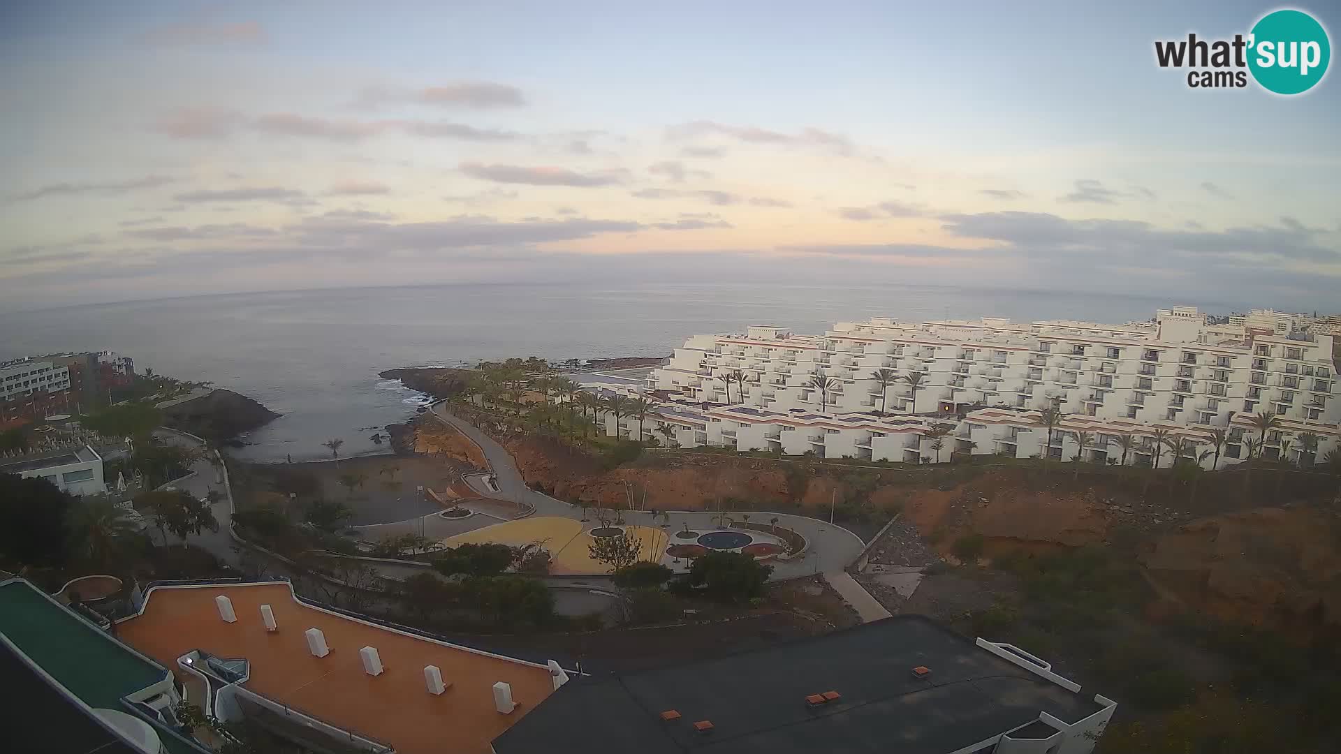 Spletna kamera v živo Las Galgas plaža – Playa Paraiso – otok La Gomera – Costa Adeje – Tenerife