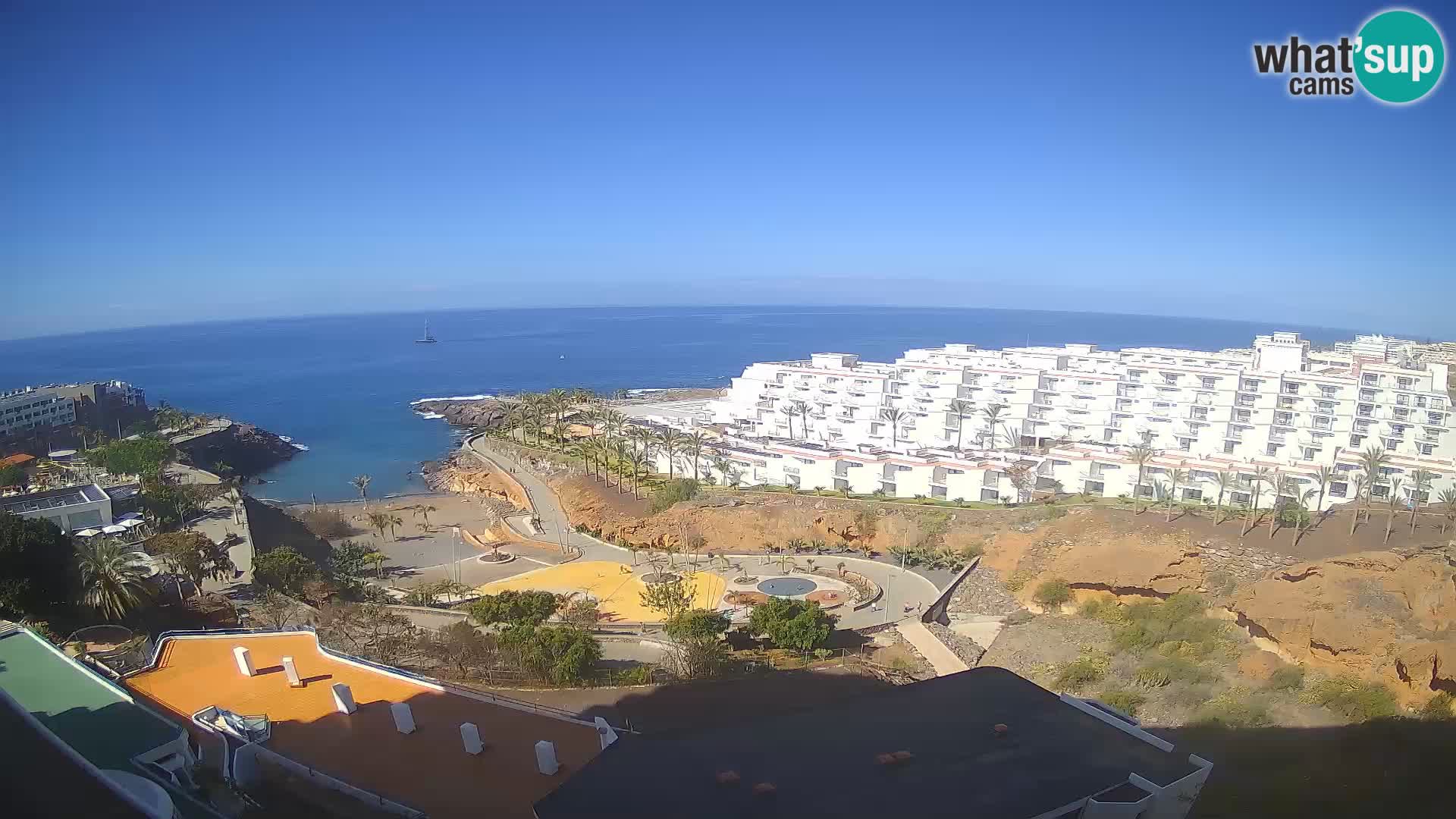 Web kamera uživo Playa de Las Galgas – Playa Paraiso – otok La Gomera – Costa Adeje – Tenerife