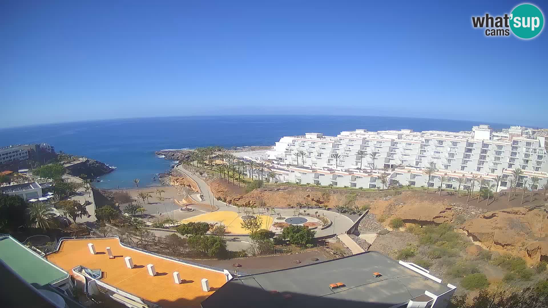 Webcam en direct Playa de Las Galgas – Playa Paraiso – île de La Gomera – Costa Adeje – Tenerife