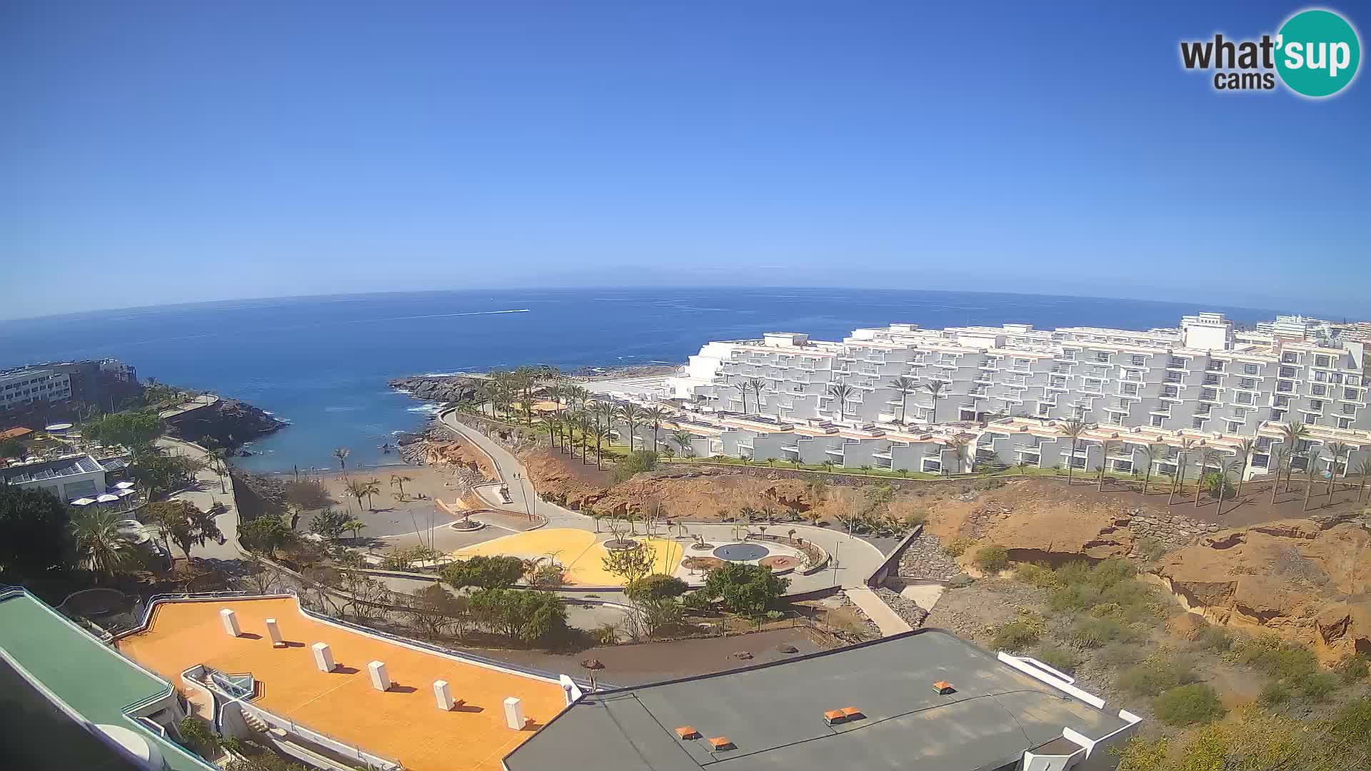 Web kamera uživo Playa de Las Galgas – Playa Paraiso – otok La Gomera – Costa Adeje – Tenerife