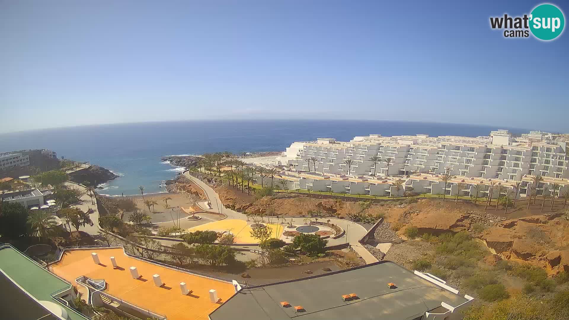 Webcam en direct Playa de Las Galgas – Playa Paraiso – île de La Gomera – Costa Adeje – Tenerife