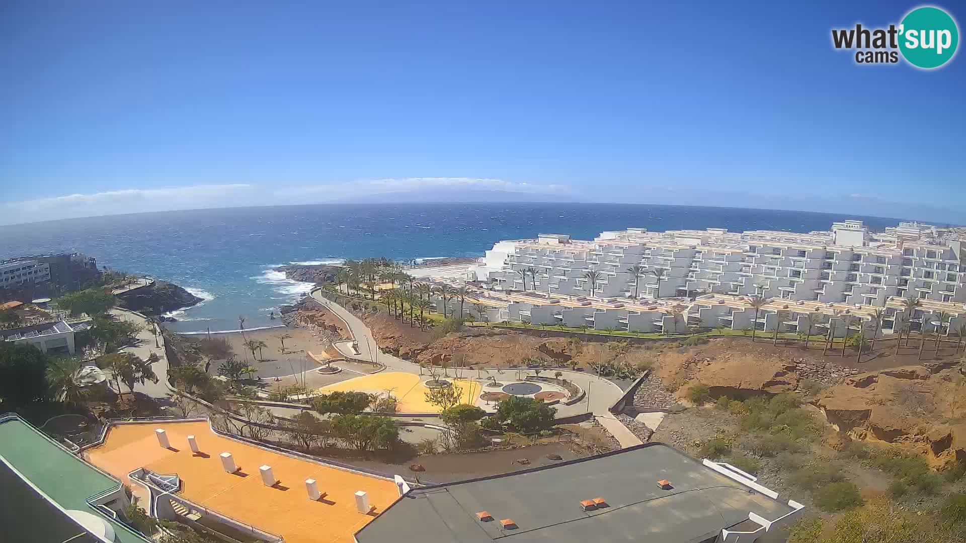 Webcam live spiaggia Las Galgas – Playa Paraiso – Isola La Gomera – Costa Adeje – Tenerife