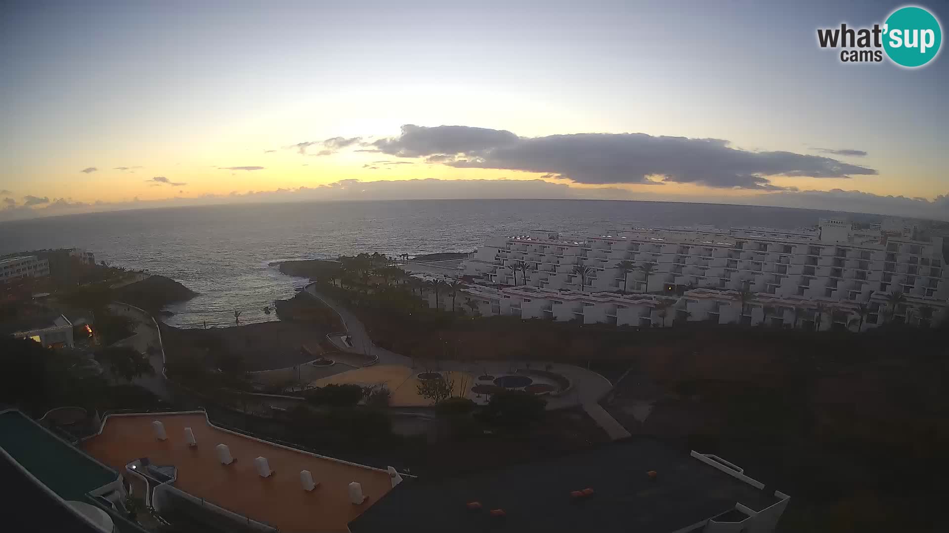 Spletna kamera v živo Las Galgas plaža – Playa Paraiso – otok La Gomera – Costa Adeje – Tenerife