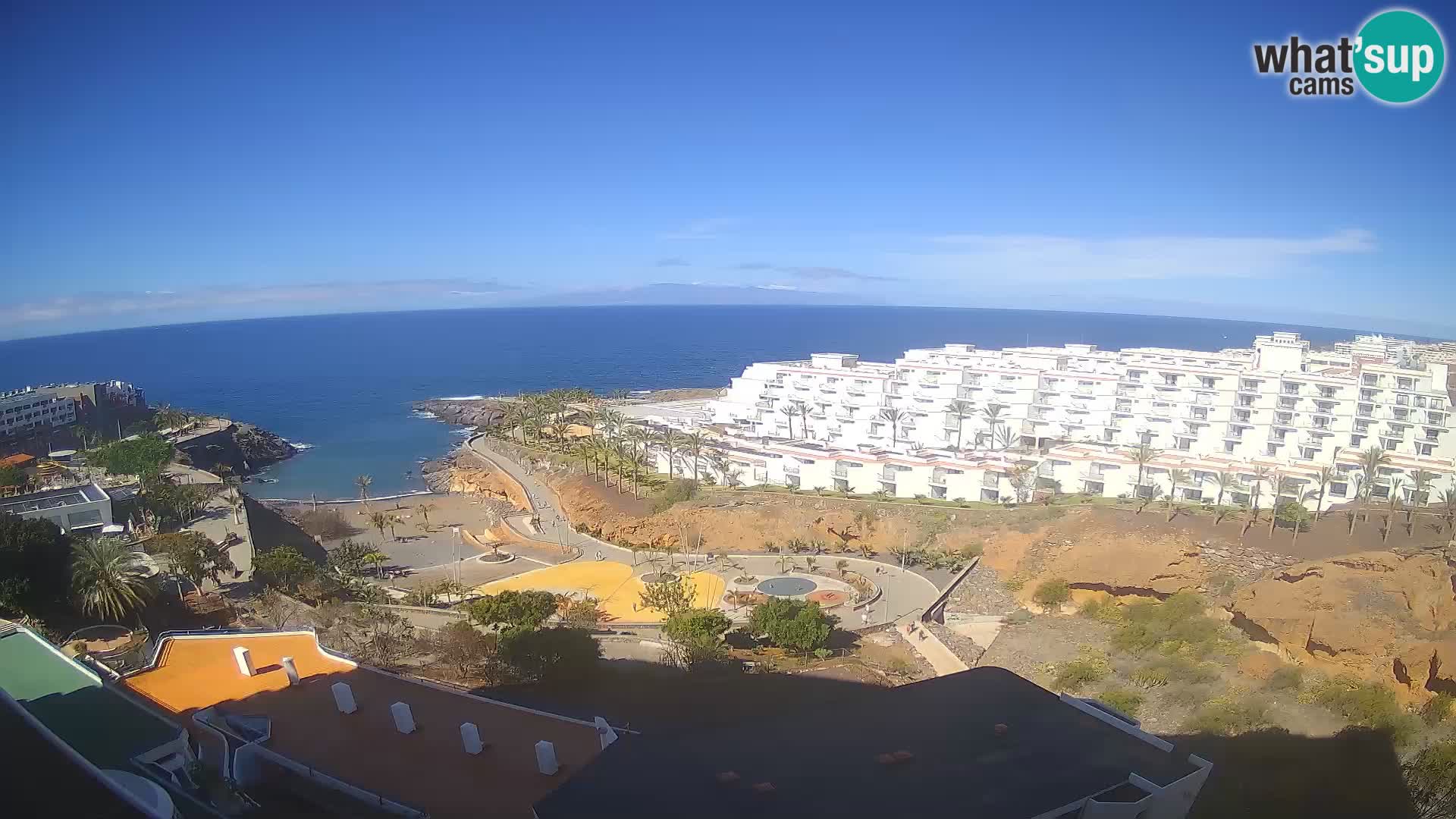 Live-Webcam Las Galgas Strand – Playa Paraiso – Insel La Gomera – Costa Adeje – Teneriffa