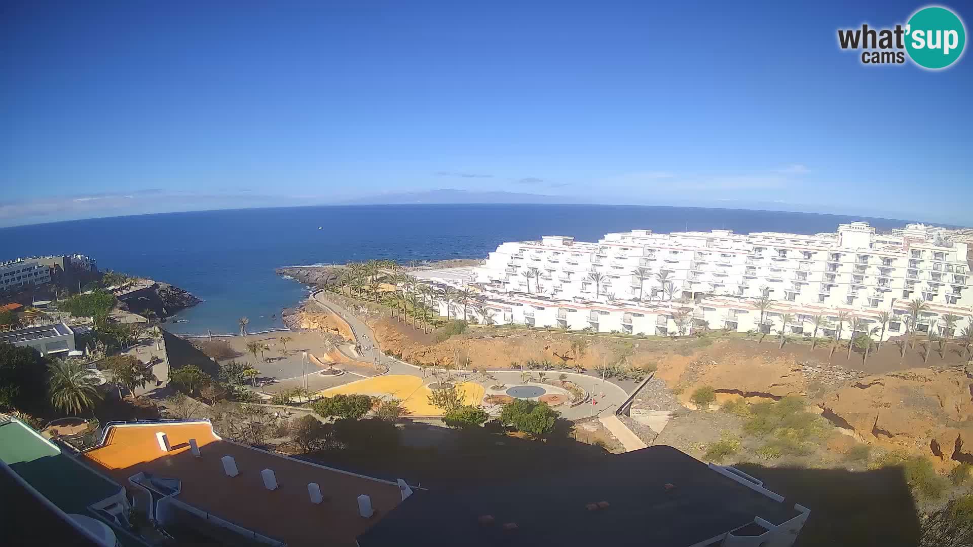 Webcam en direct Playa de Las Galgas – Playa Paraiso – île de La Gomera – Costa Adeje – Tenerife