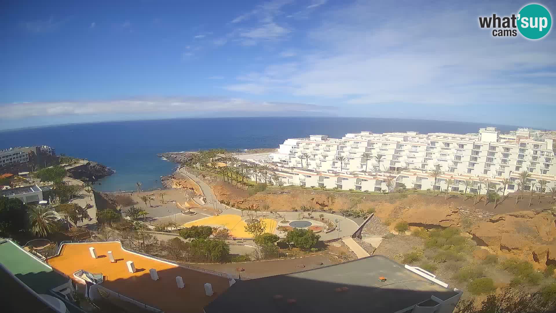 Web kamera uživo Playa de Las Galgas – Playa Paraiso – otok La Gomera – Costa Adeje – Tenerife