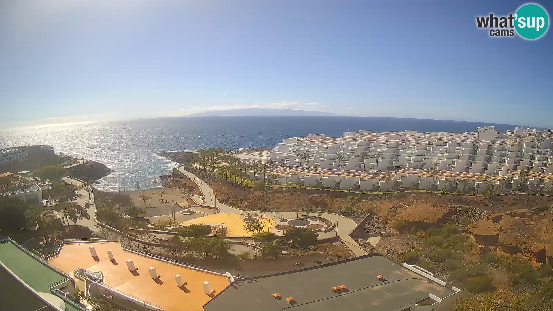 Web kamera uživo Playa de Las Galgas – Playa Paraiso – otok La Gomera – Costa Adeje – Tenerife