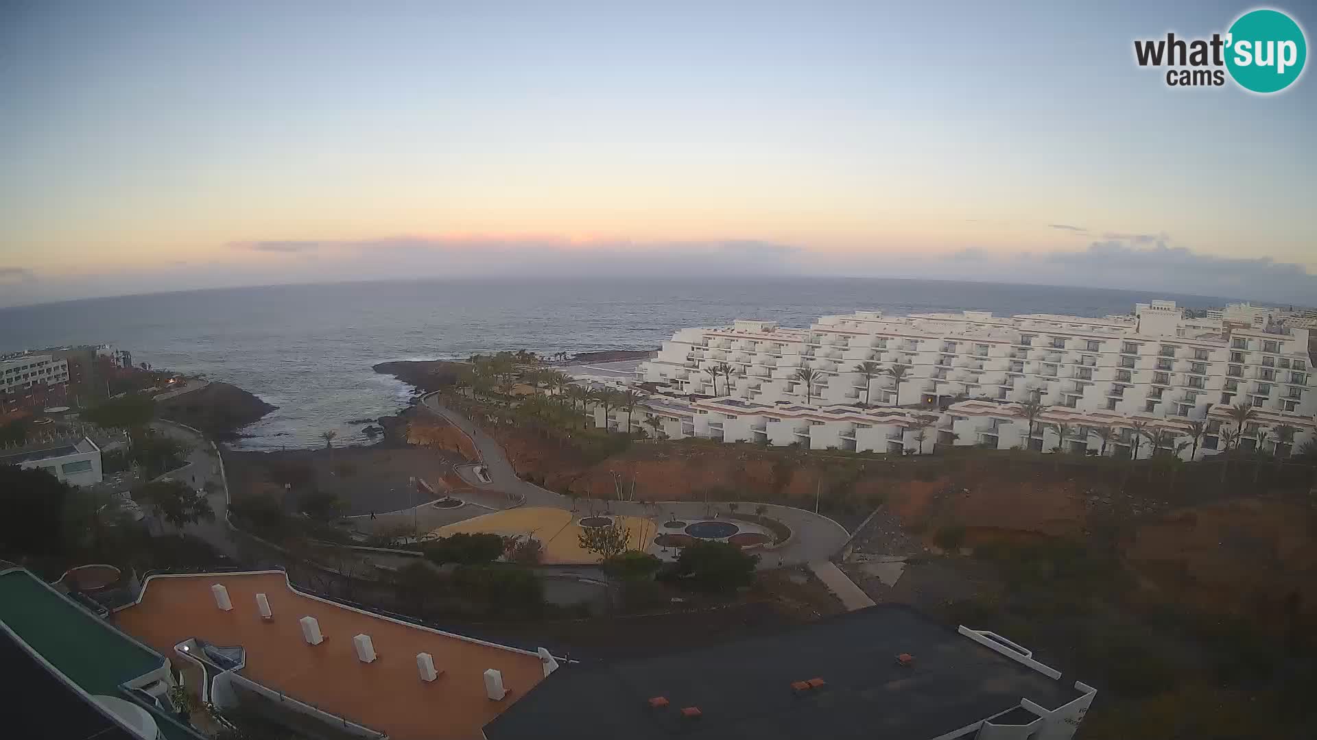 Live webcam Playa de Las Galgas – Playa Paraiso – La Gomera island – Adeje – Tenerife