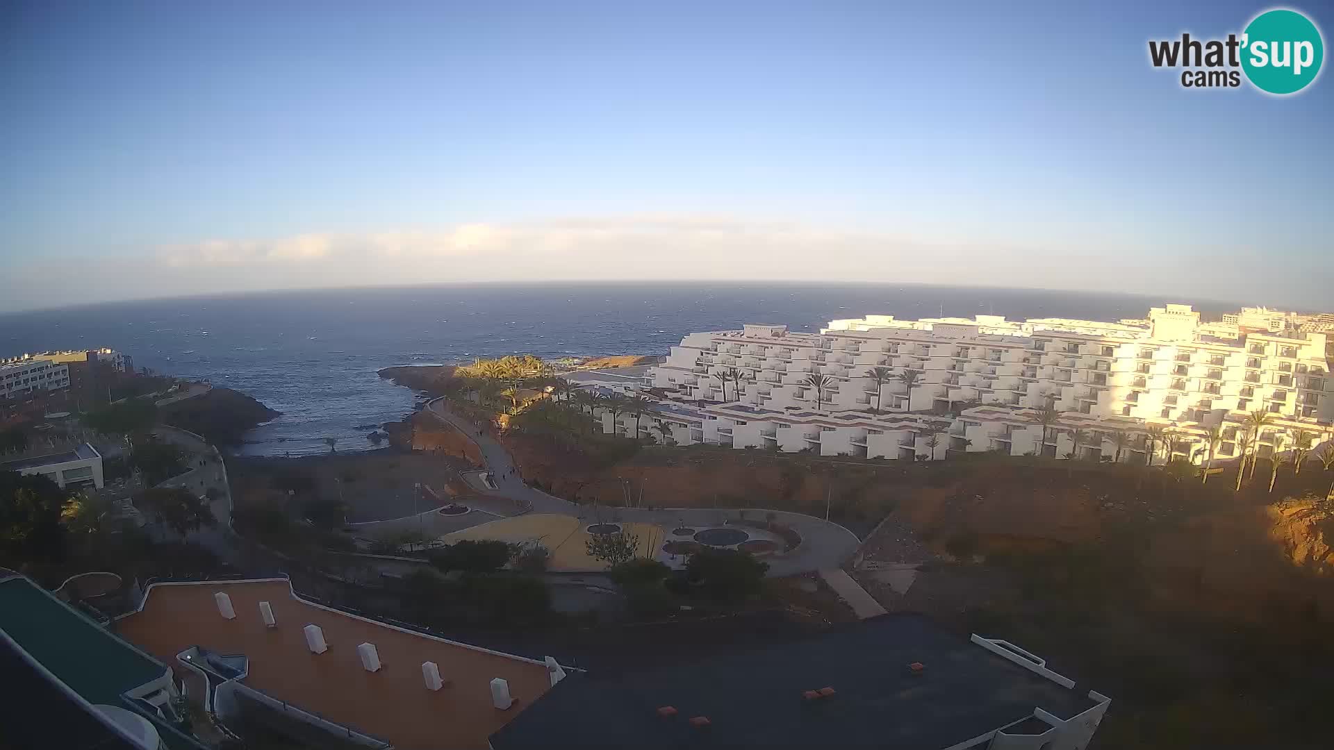 Spletna kamera v živo Las Galgas plaža – Playa Paraiso – otok La Gomera – Costa Adeje – Tenerife