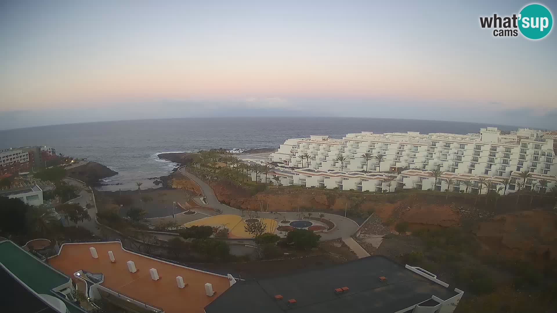 Live webcam Playa de Las Galgas – Playa Paraiso – La Gomera island – Adeje – Tenerife