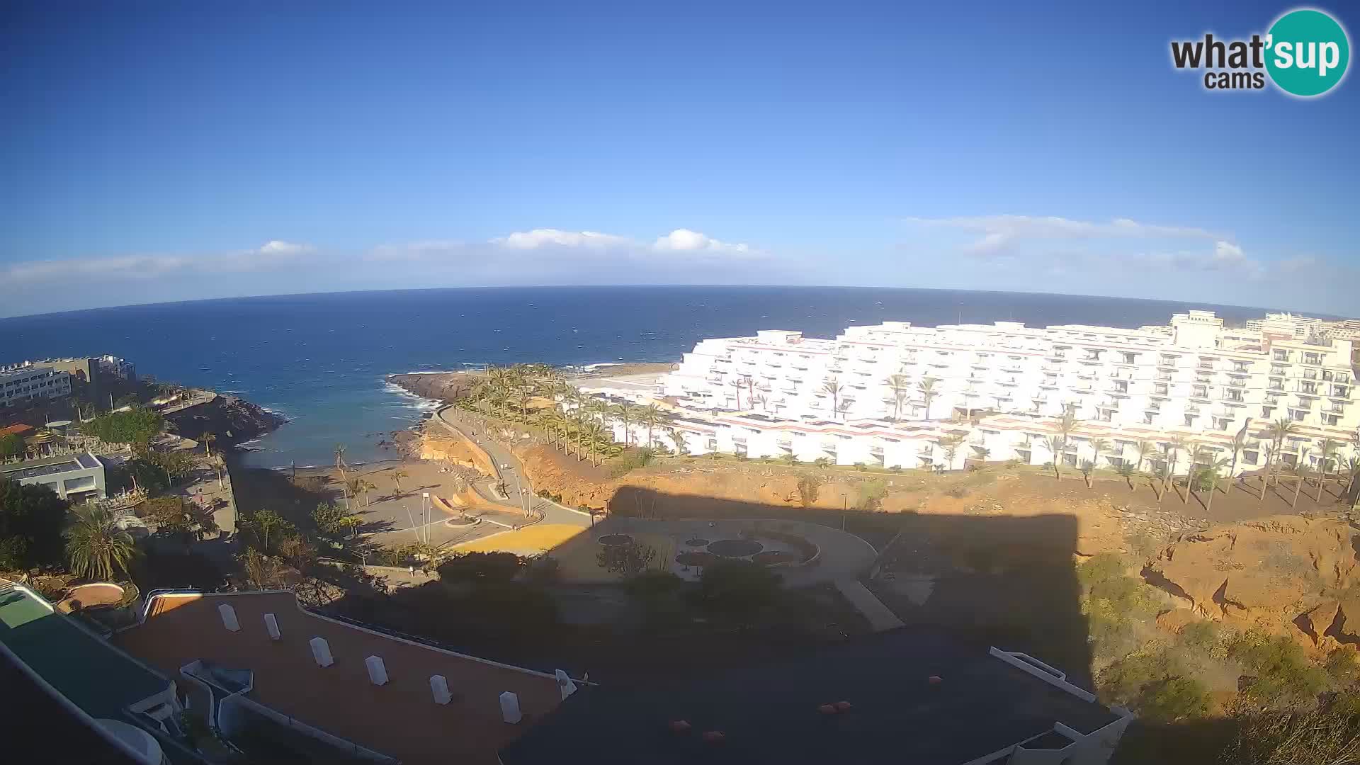 Web kamera uživo Playa de Las Galgas – Playa Paraiso – otok La Gomera – Costa Adeje – Tenerife