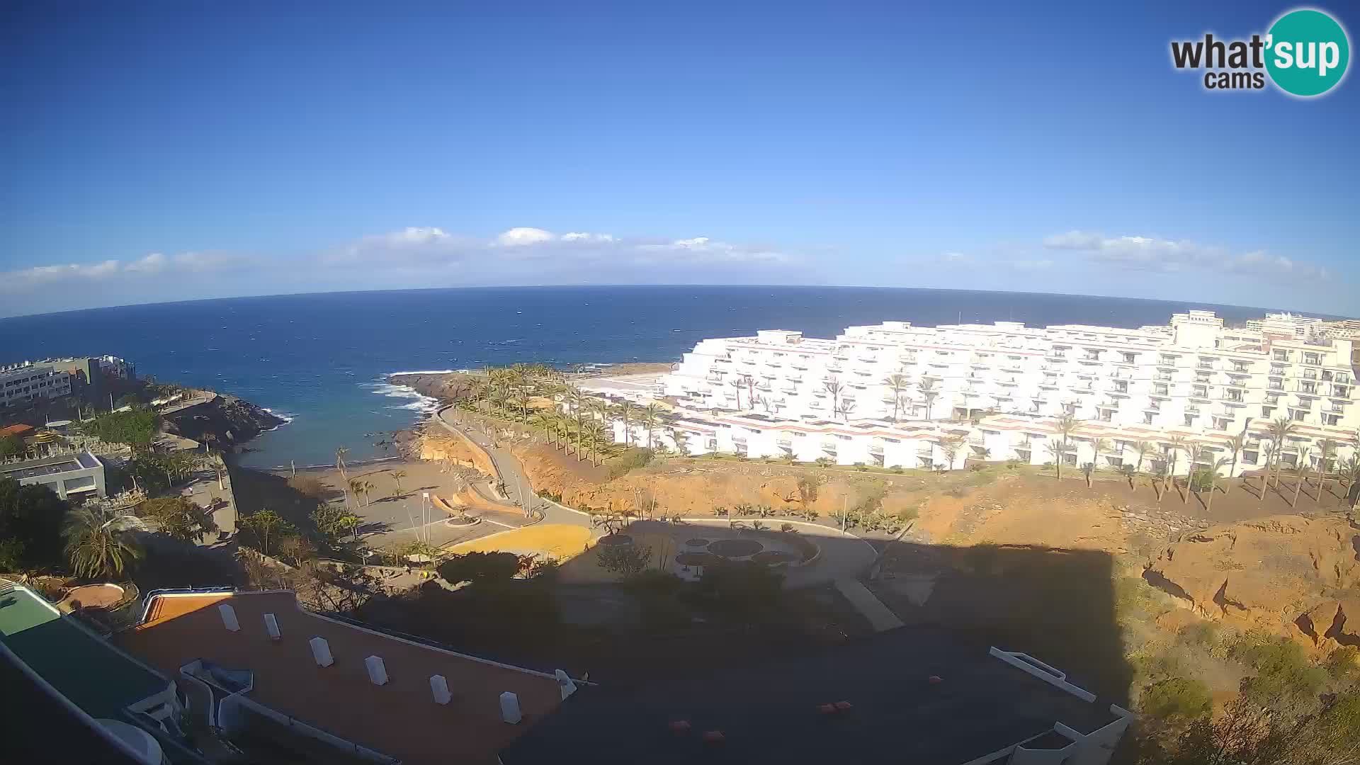 Webcam live spiaggia Las Galgas – Playa Paraiso – Isola La Gomera – Costa Adeje – Tenerife