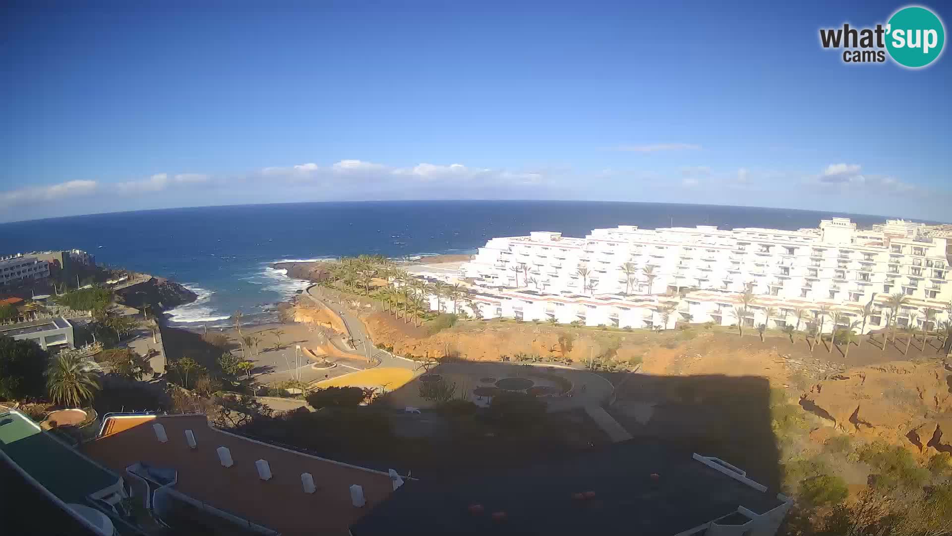 Webcam en vivo Playa de Las Galgas – Playa Paraíso – Isla de La Gomera – Costa Adeje – Tenerife