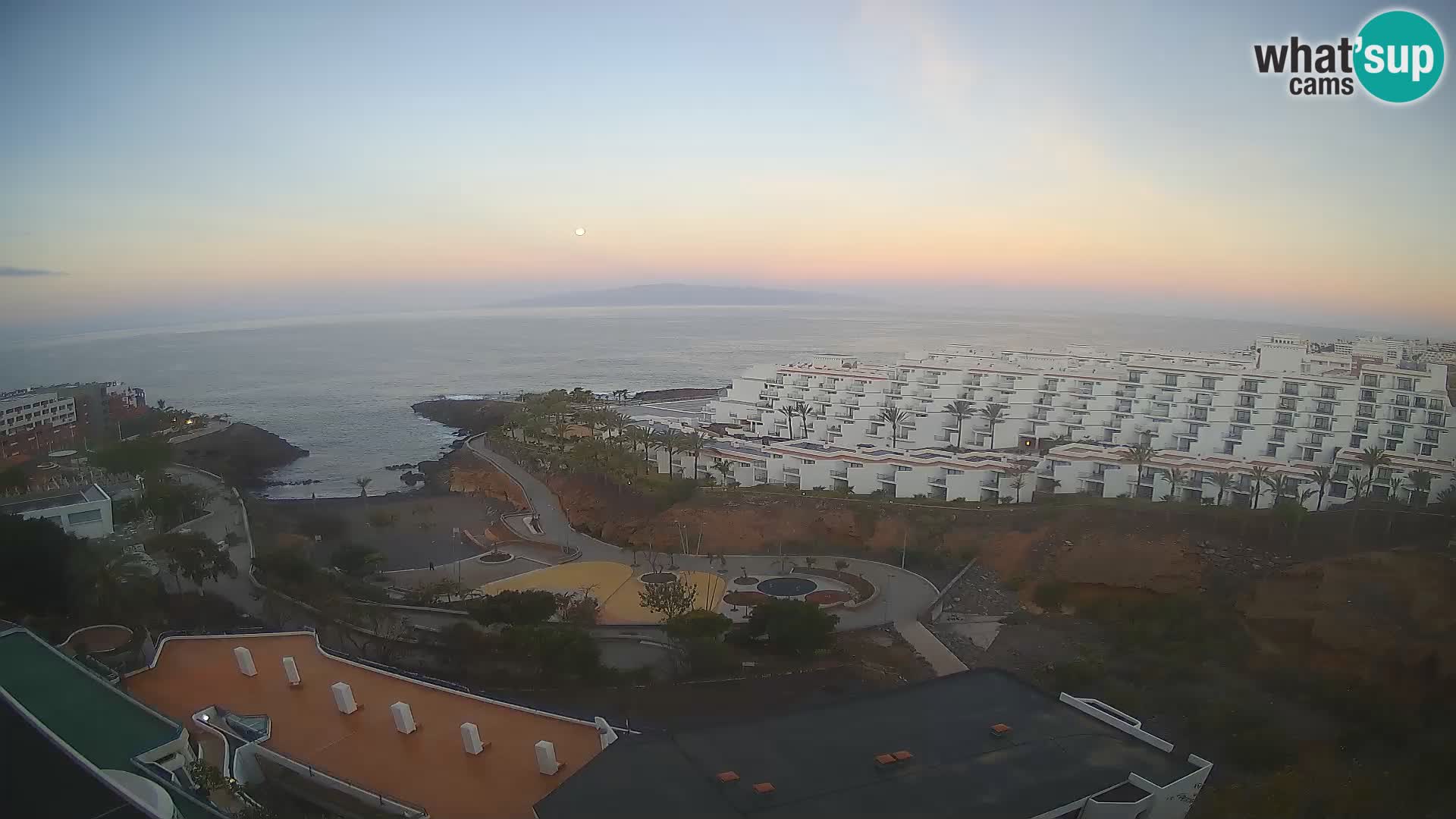 Web kamera uživo Playa de Las Galgas – Playa Paraiso – otok La Gomera – Costa Adeje – Tenerife