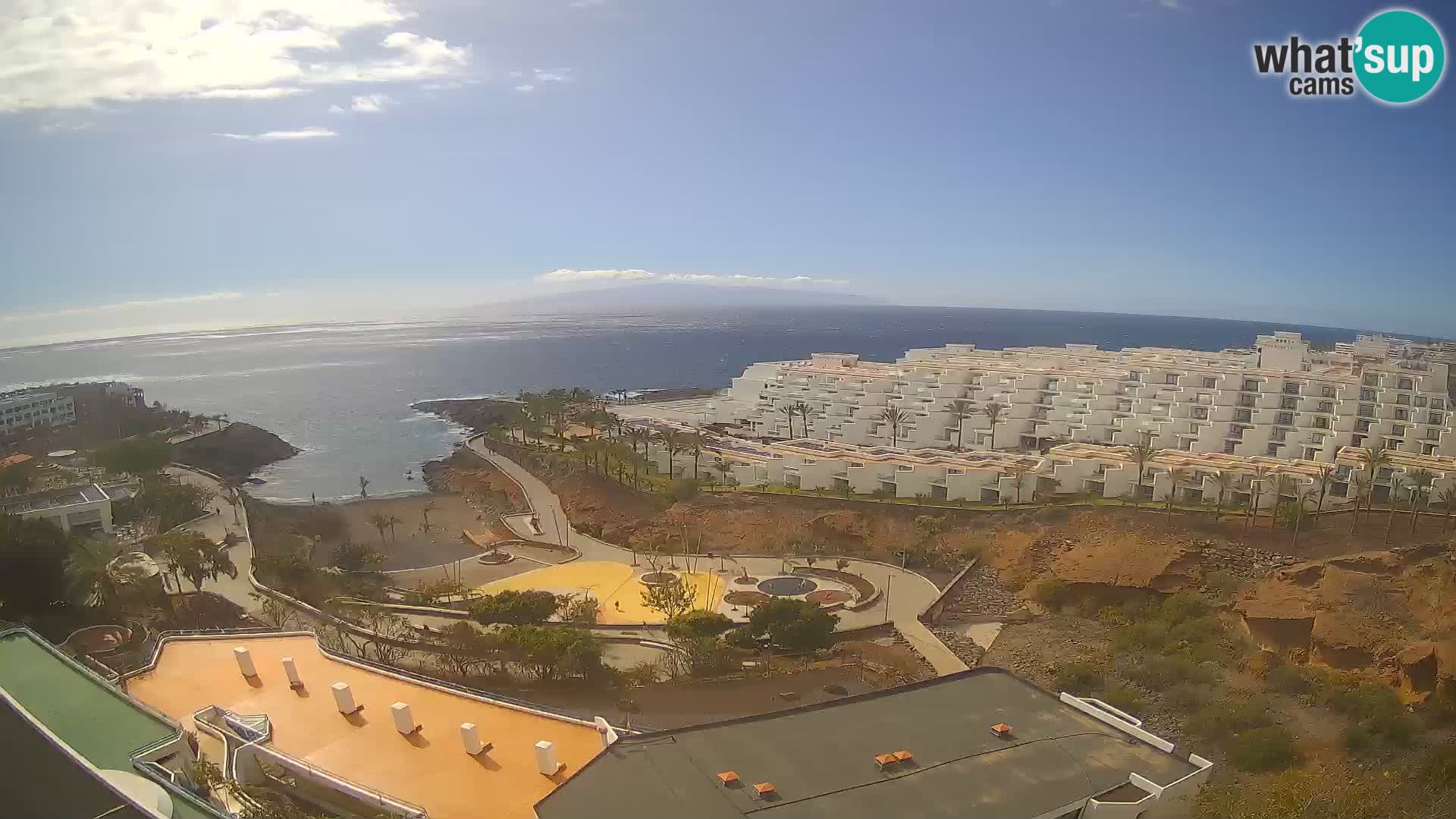 Webcam en direct Playa de Las Galgas – Playa Paraiso – île de La Gomera – Costa Adeje – Tenerife