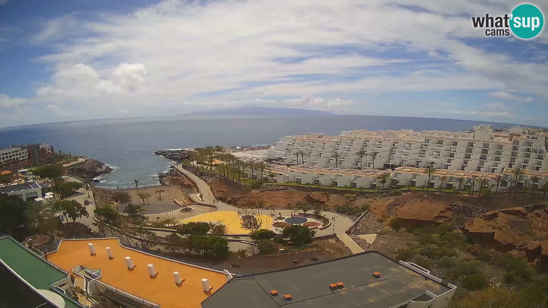 Webcam en direct Playa de Las Galgas – Playa Paraiso – île de La Gomera – Costa Adeje – Tenerife
