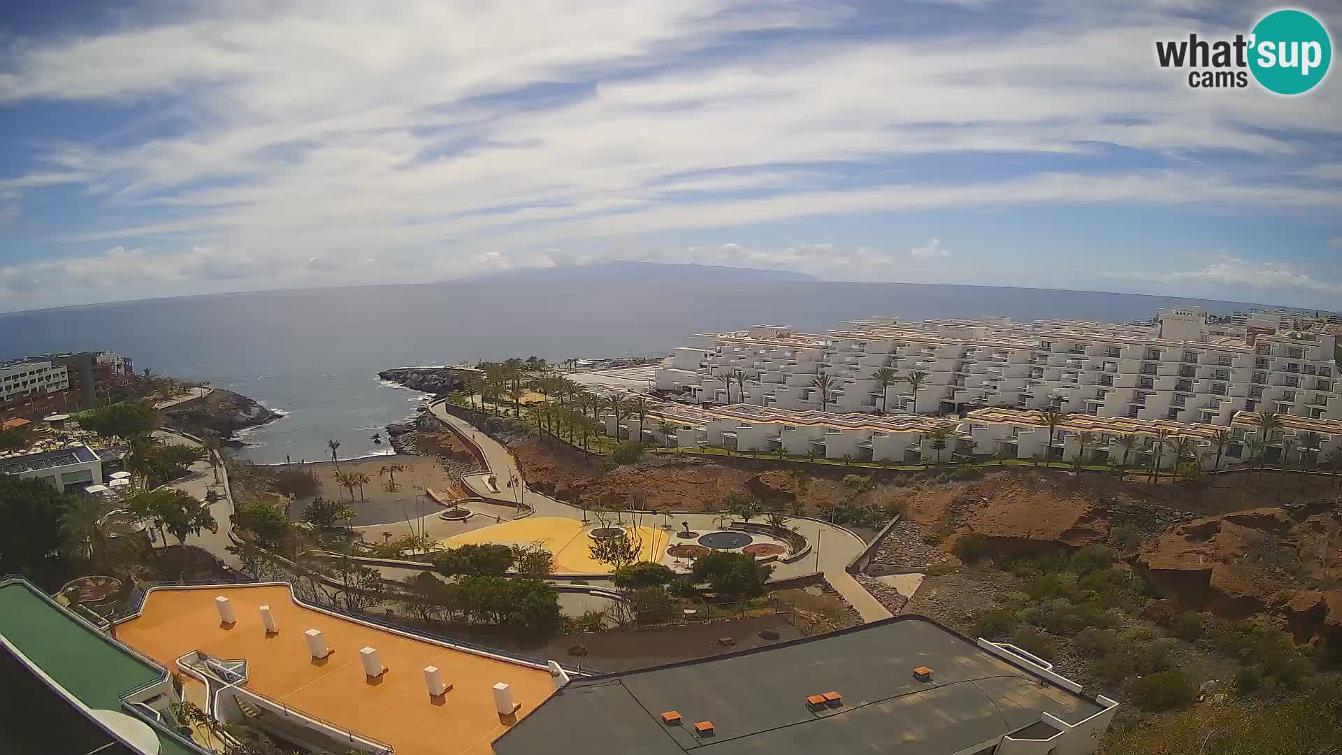 Live-Webcam Las Galgas Strand – Playa Paraiso – Insel La Gomera – Costa Adeje – Teneriffa