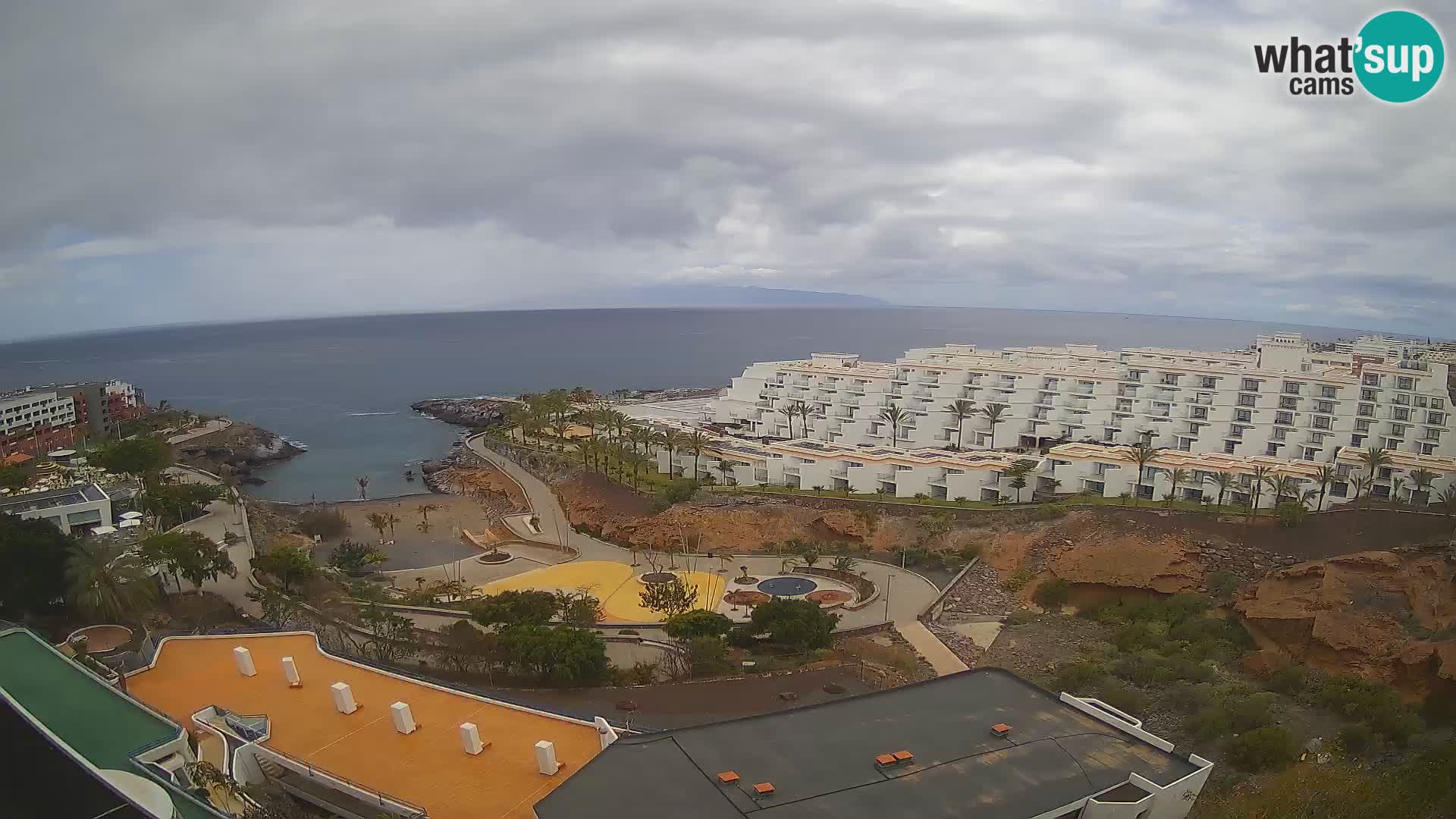 Web kamera uživo Playa de Las Galgas – Playa Paraiso – otok La Gomera – Costa Adeje – Tenerife