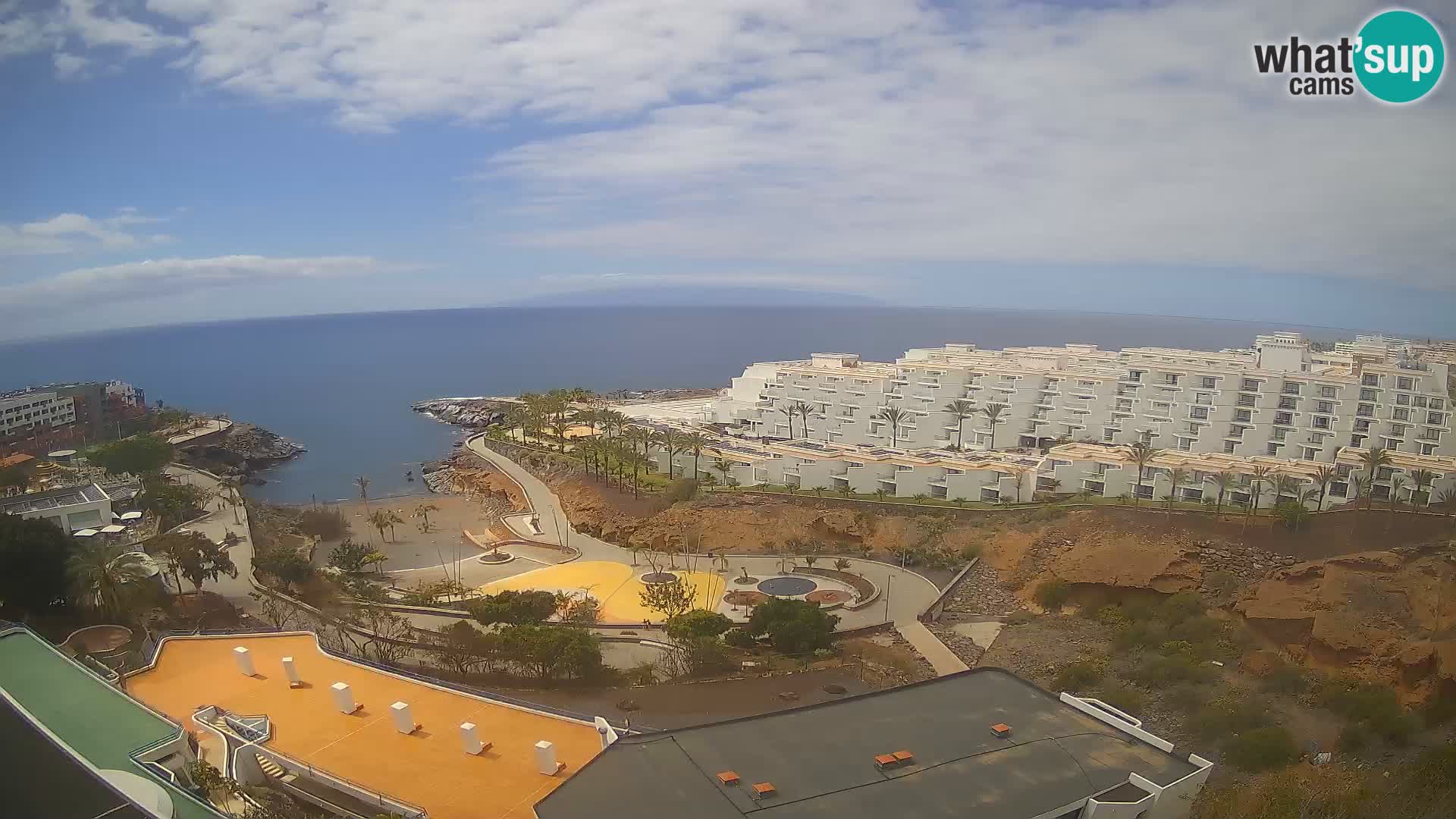 Webcam live spiaggia Las Galgas – Playa Paraiso – Isola La Gomera – Costa Adeje – Tenerife