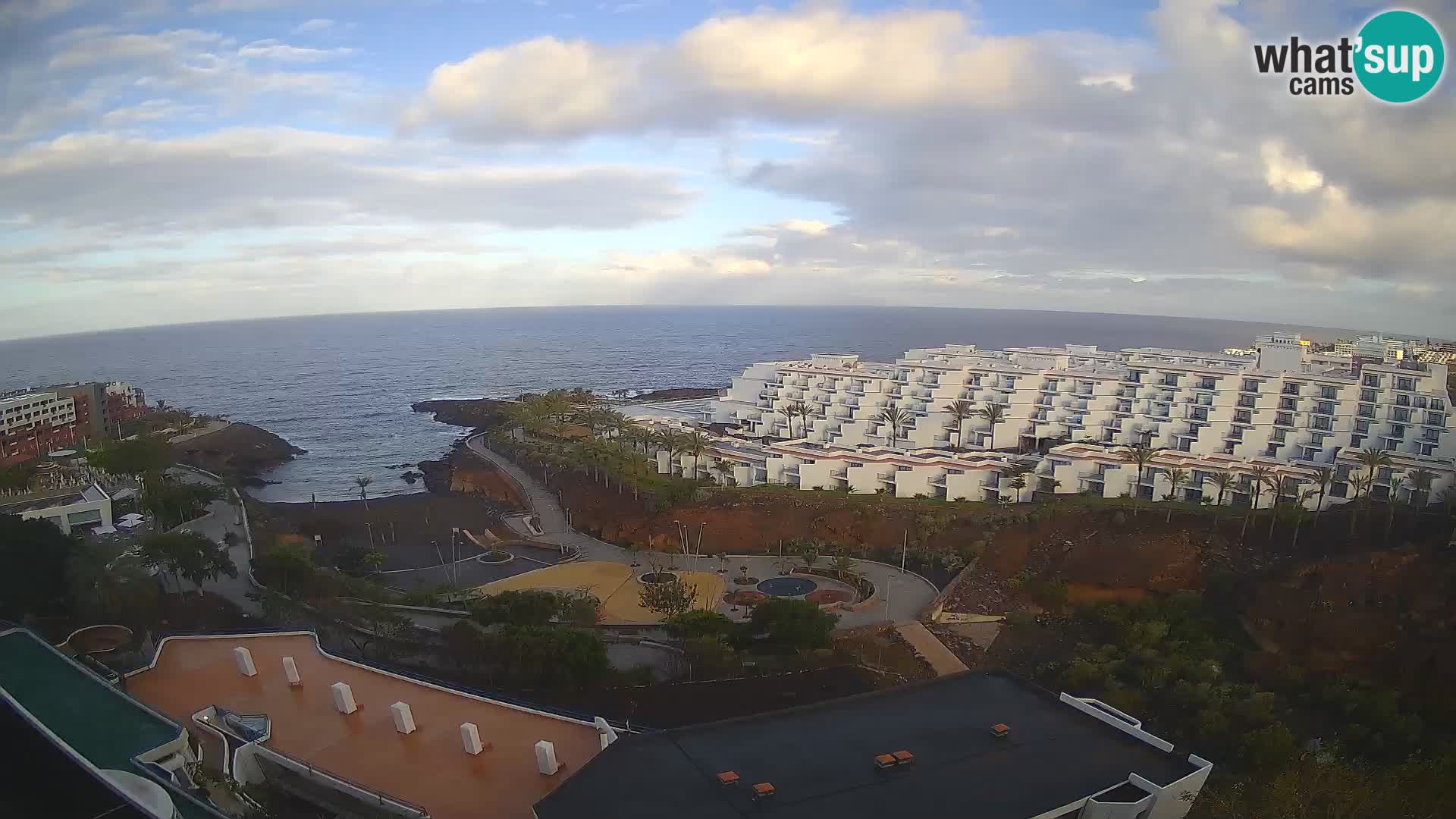 Live webcam Playa de Las Galgas – Playa Paraiso – La Gomera island – Adeje – Tenerife