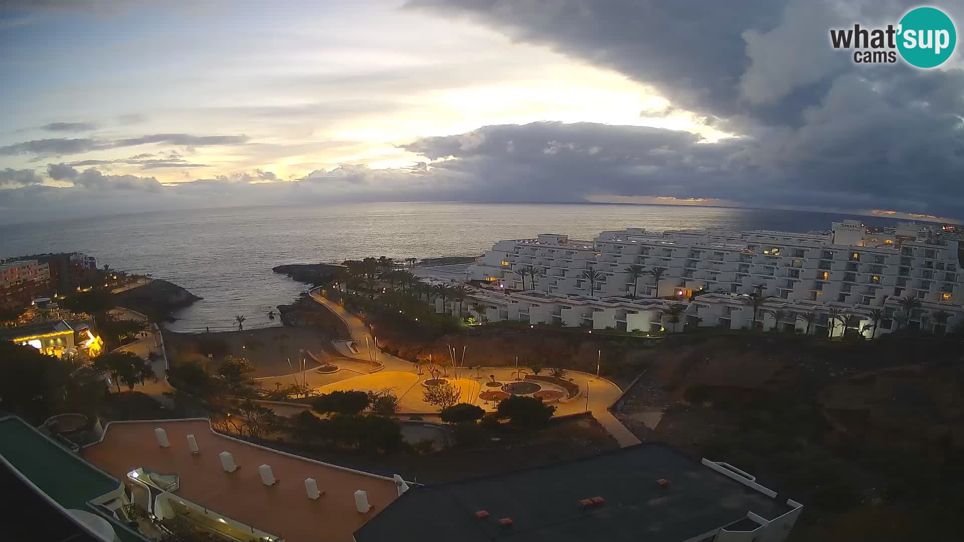 Spletna kamera v živo Las Galgas plaža – Playa Paraiso – otok La Gomera – Costa Adeje – Tenerife