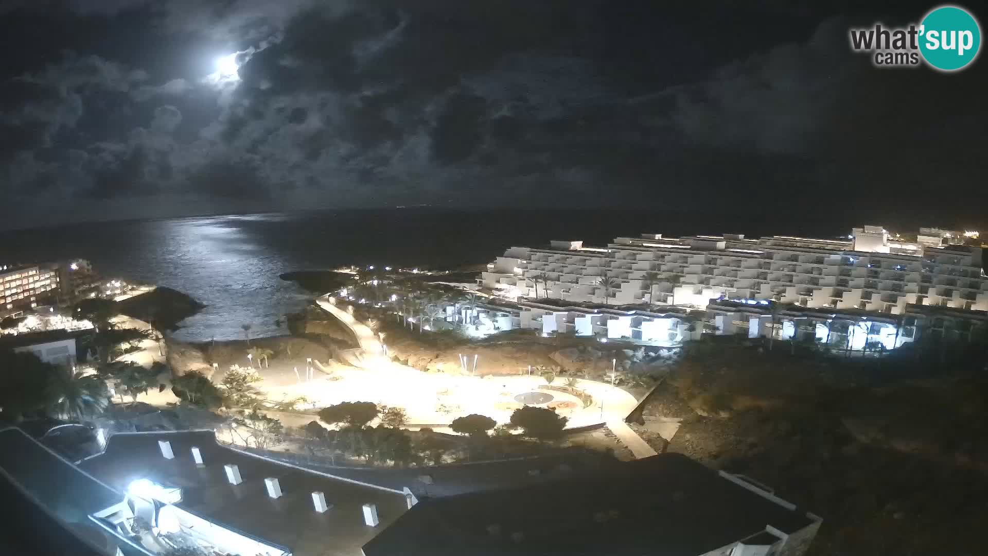 Live webcam Playa de Las Galgas – Playa Paraiso – La Gomera island – Adeje – Tenerife