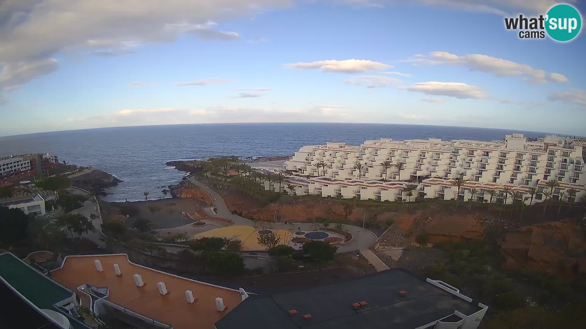 Live webcam Playa de Las Galgas – Playa Paraiso – La Gomera island – Adeje – Tenerife