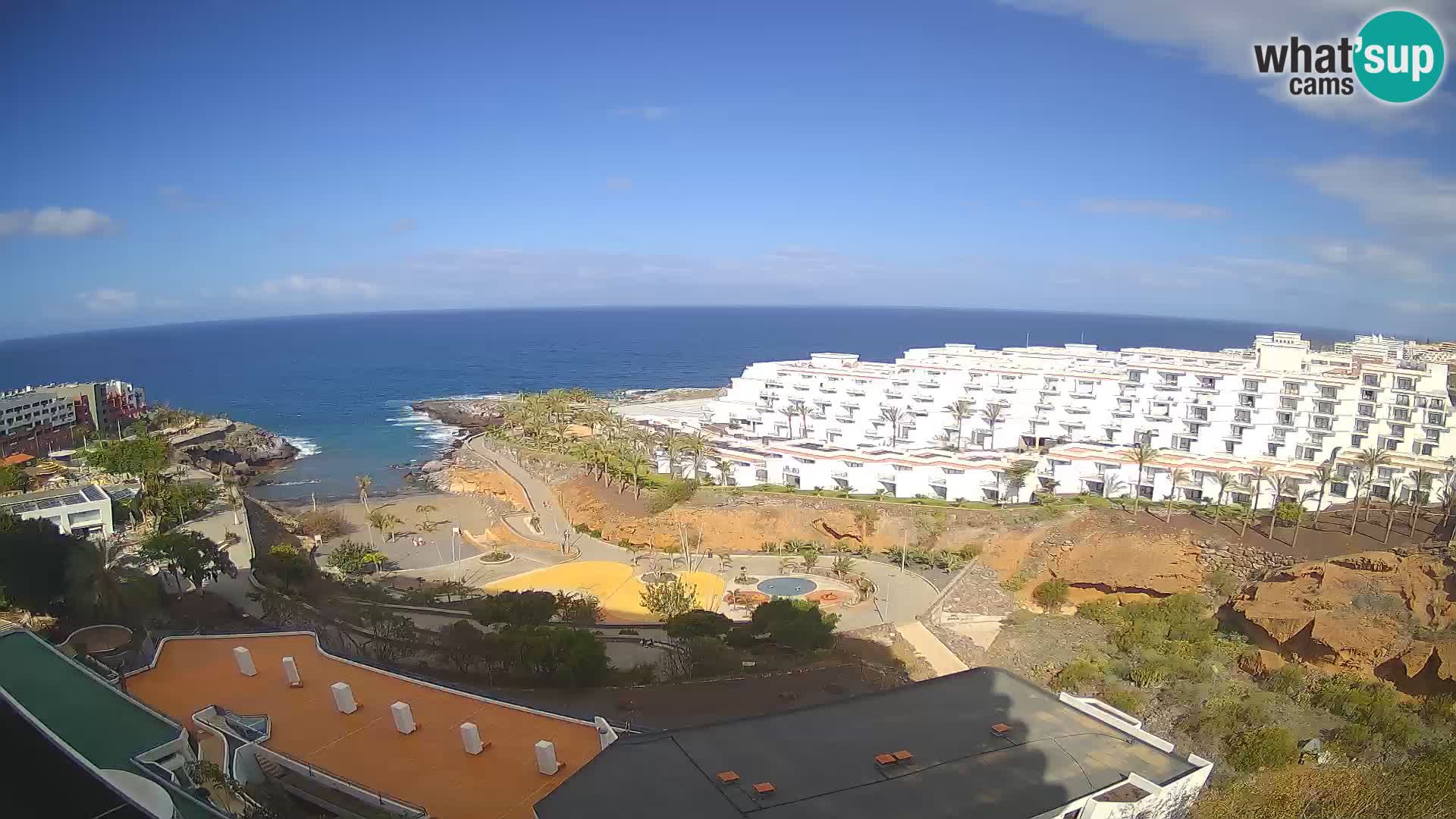 Webcam live spiaggia Las Galgas – Playa Paraiso – Isola La Gomera – Costa Adeje – Tenerife