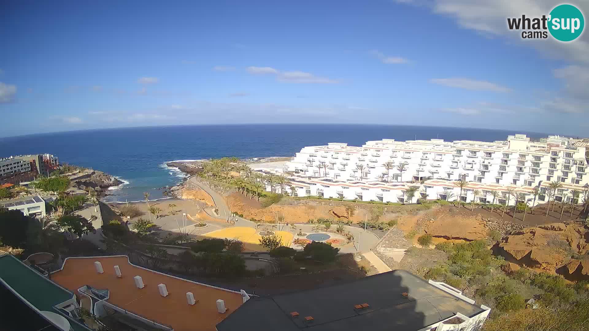 Web kamera uživo Playa de Las Galgas – Playa Paraiso – otok La Gomera – Costa Adeje – Tenerife